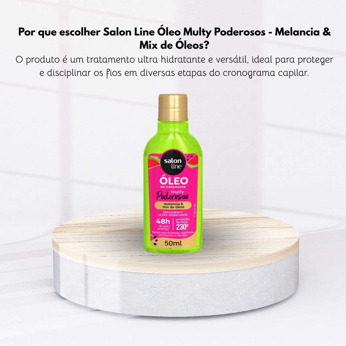 Oleo de tratamento Salon line Poderosos Melancia 50 ml