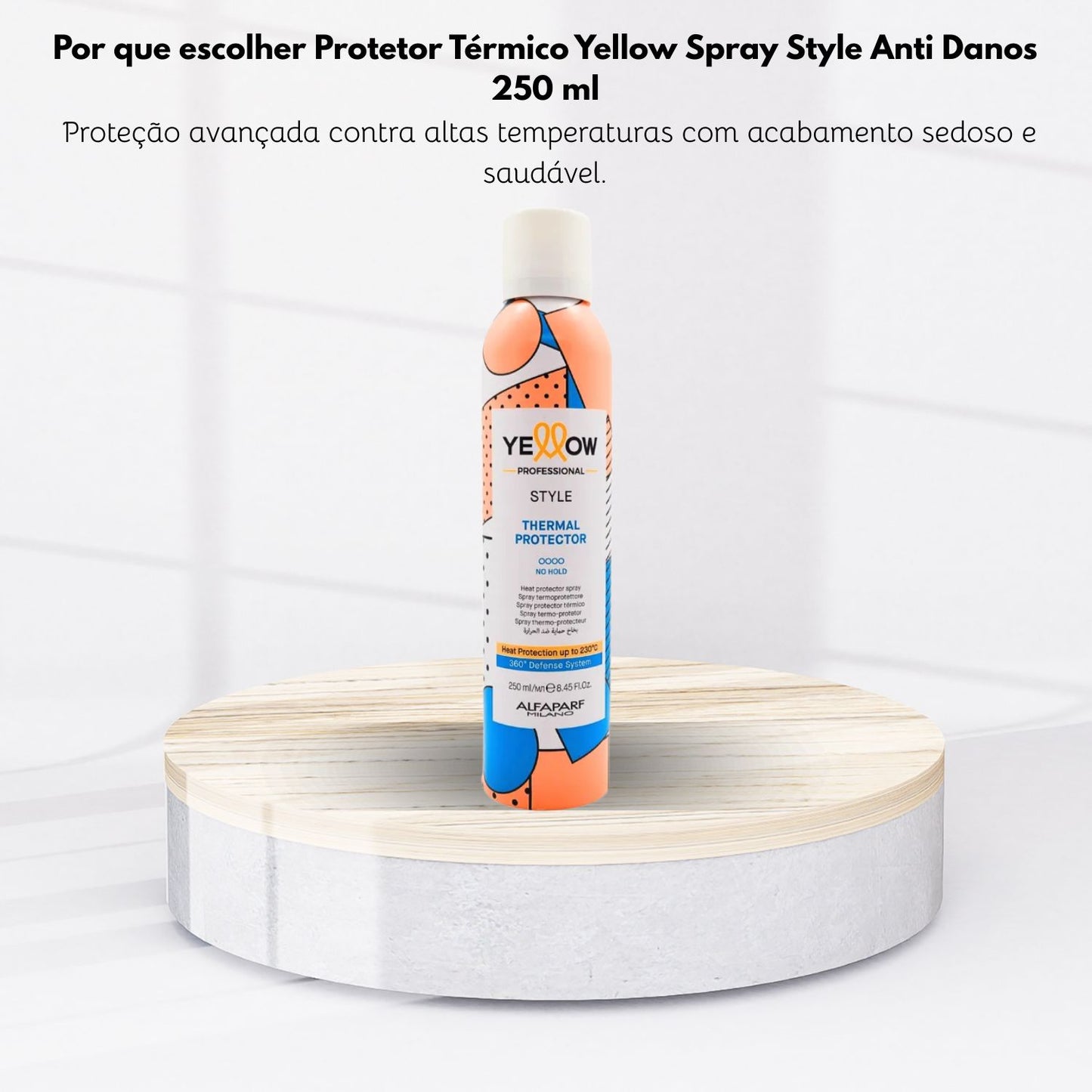 Protetor Térmico Yellow Spray Style Anti Danos 250 ml