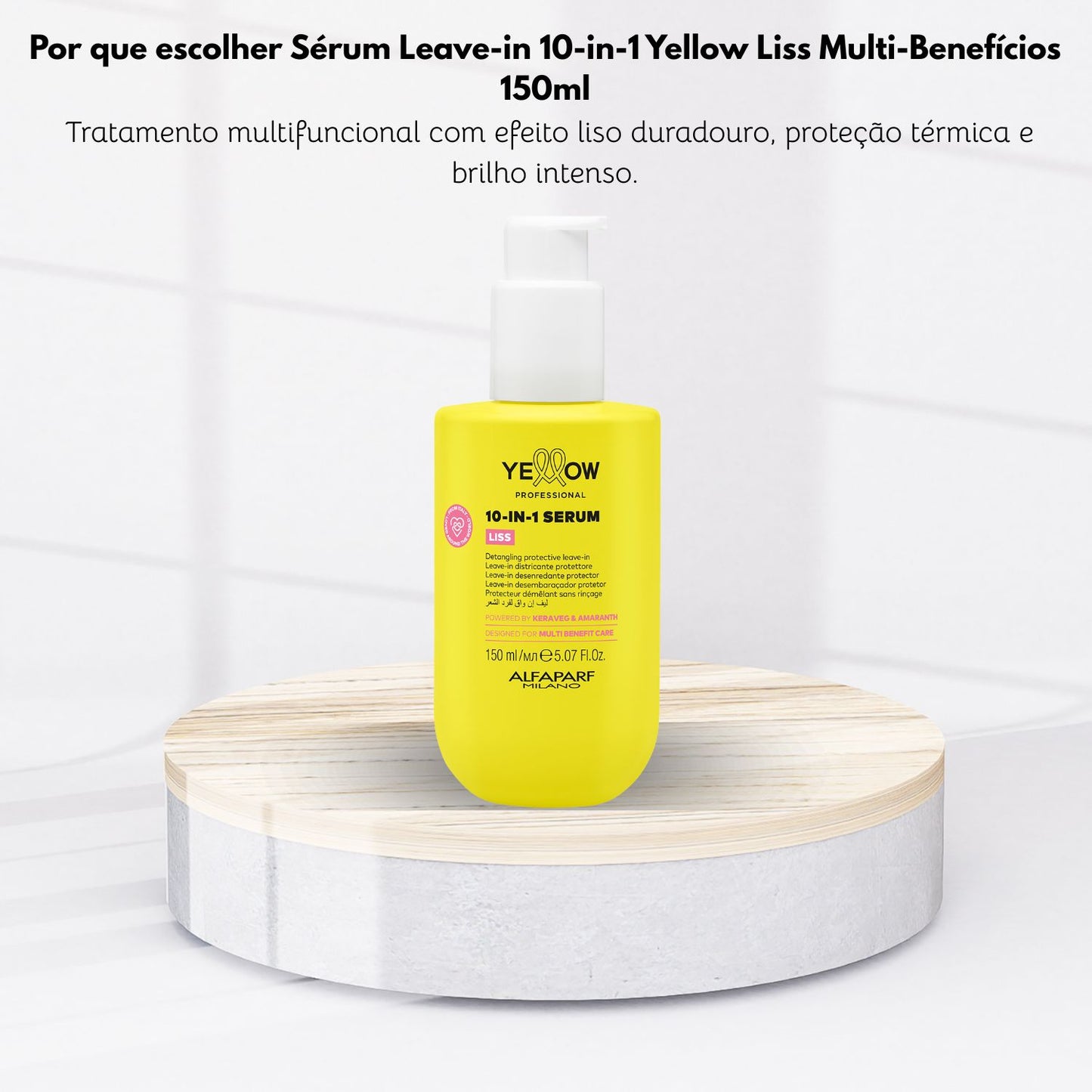 Sérum Leave-in 10-in-1 Yellow Liss Multi-Beneficios 150ml