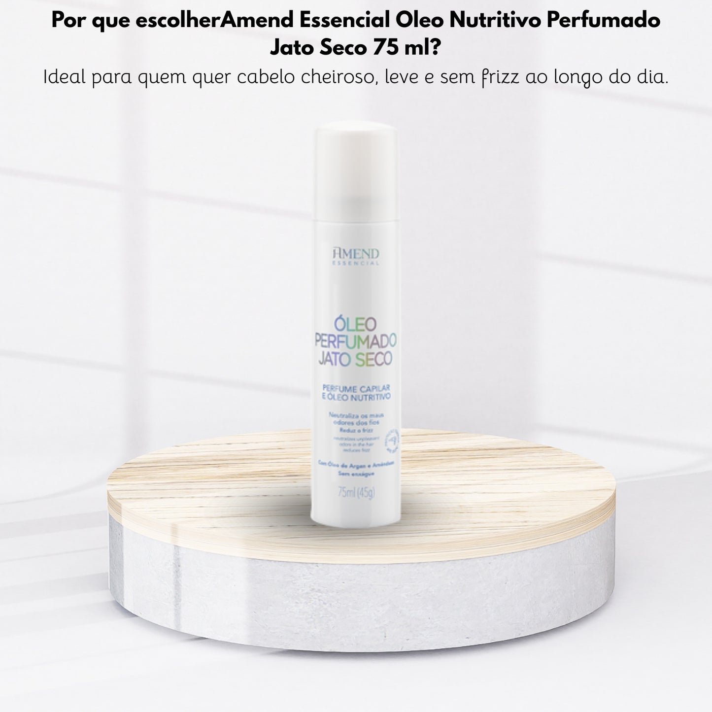Oleo Amend Essencial Nutritivo Perfumado Jato Seco 75 ml
