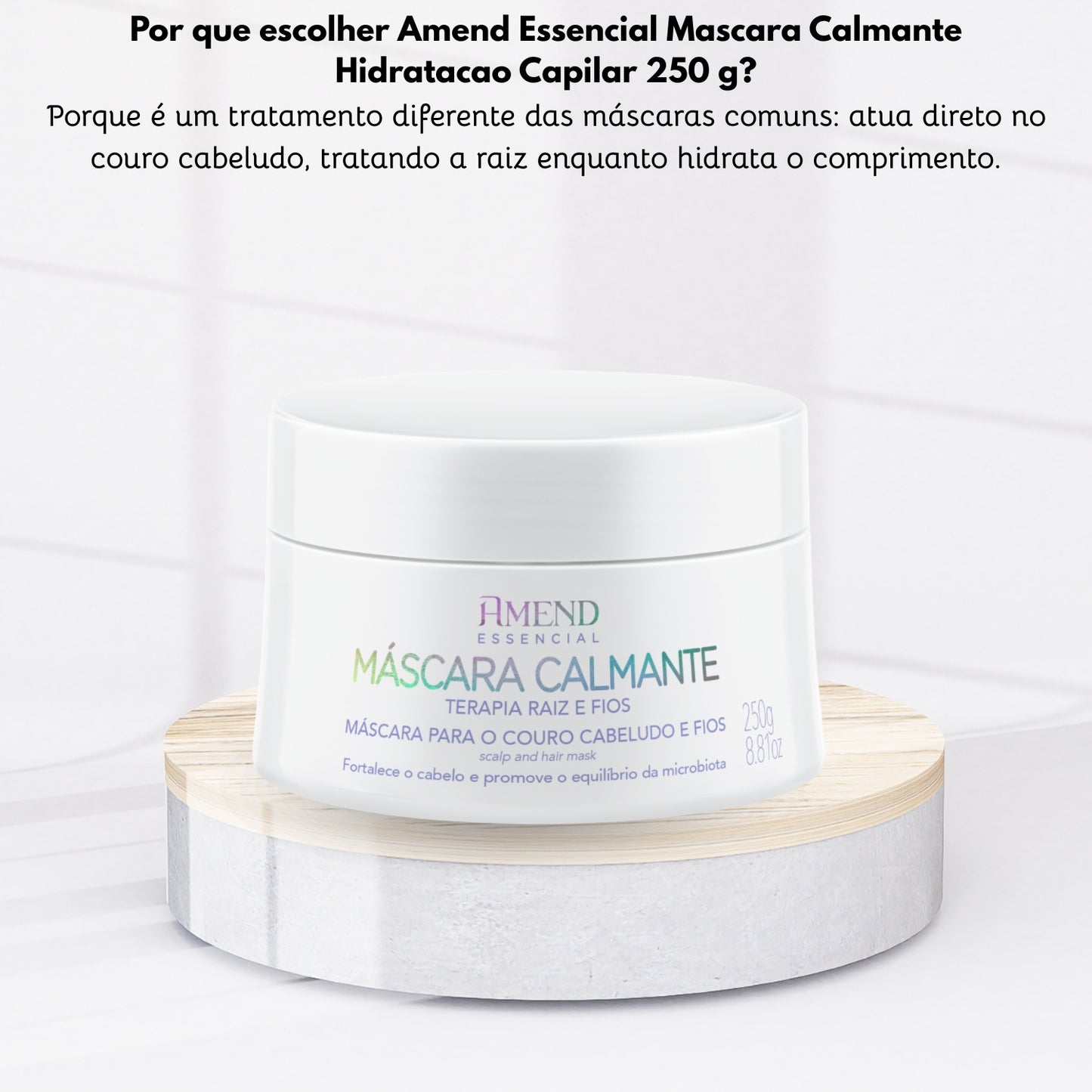 Mascara Amend Essencial Calmante Hidratacao Capilar 250 g