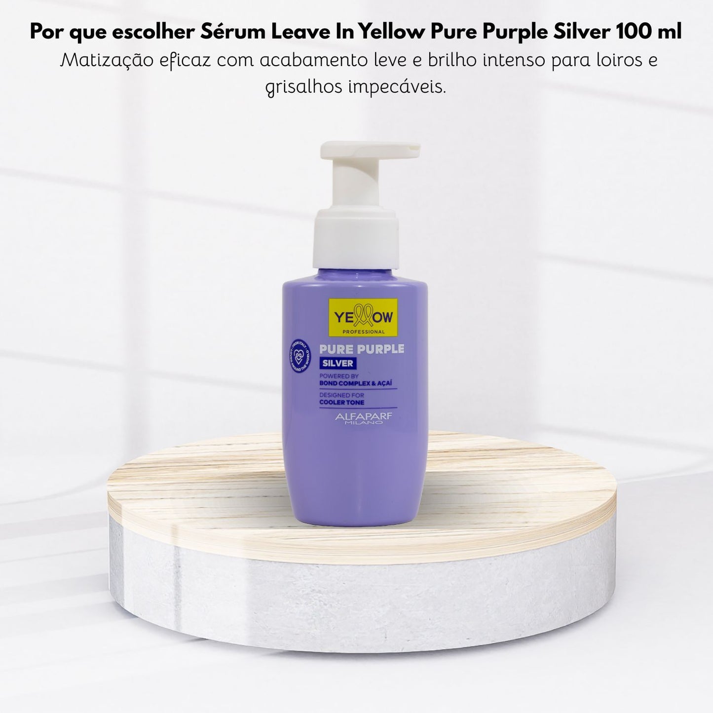 Sérum Leave In Yellow Pure Purple Silver 100 ml