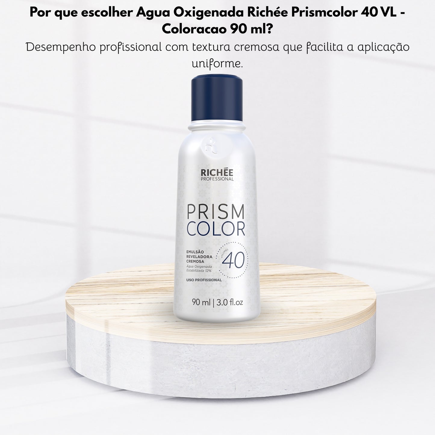 Água Oxigenada Richée Prismcolor 40 VL - Coloracao 90 ml