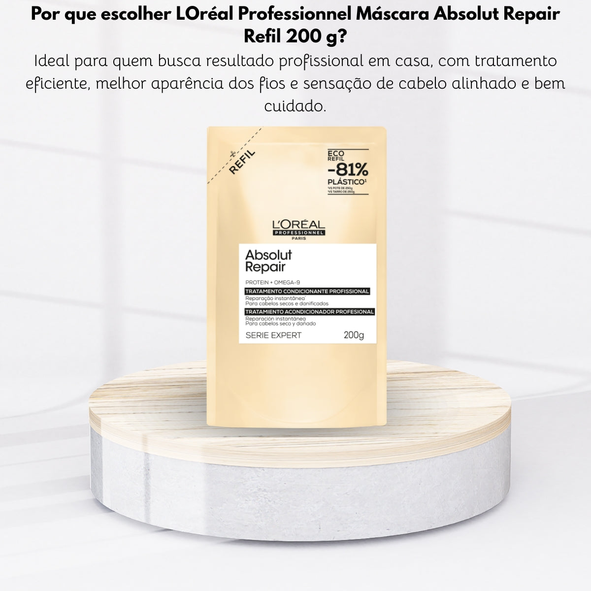 LOréal Professionnel Máscara Absolut Repair Refil 200g