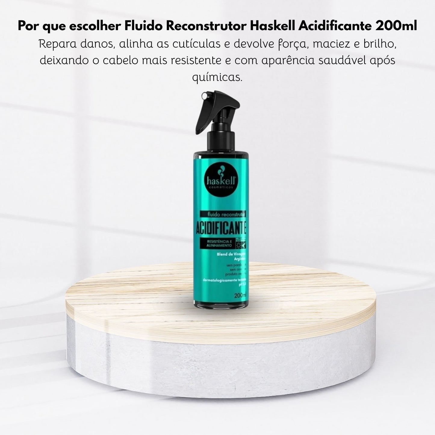 Fluido Reconstrutor Haskell Acidificante Lacre Capilar 200ml