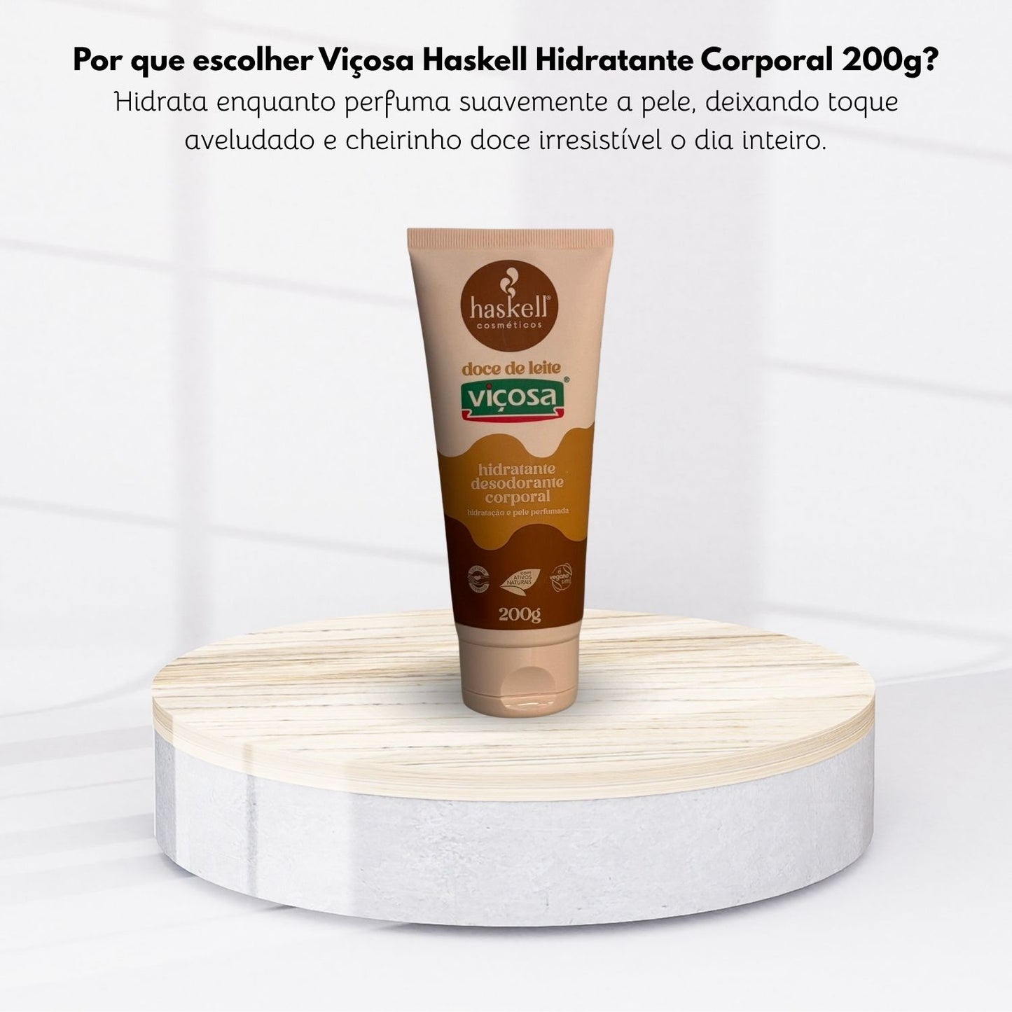 Hidratante Corporal Haskell Viçosa Doce de Leite 200 g