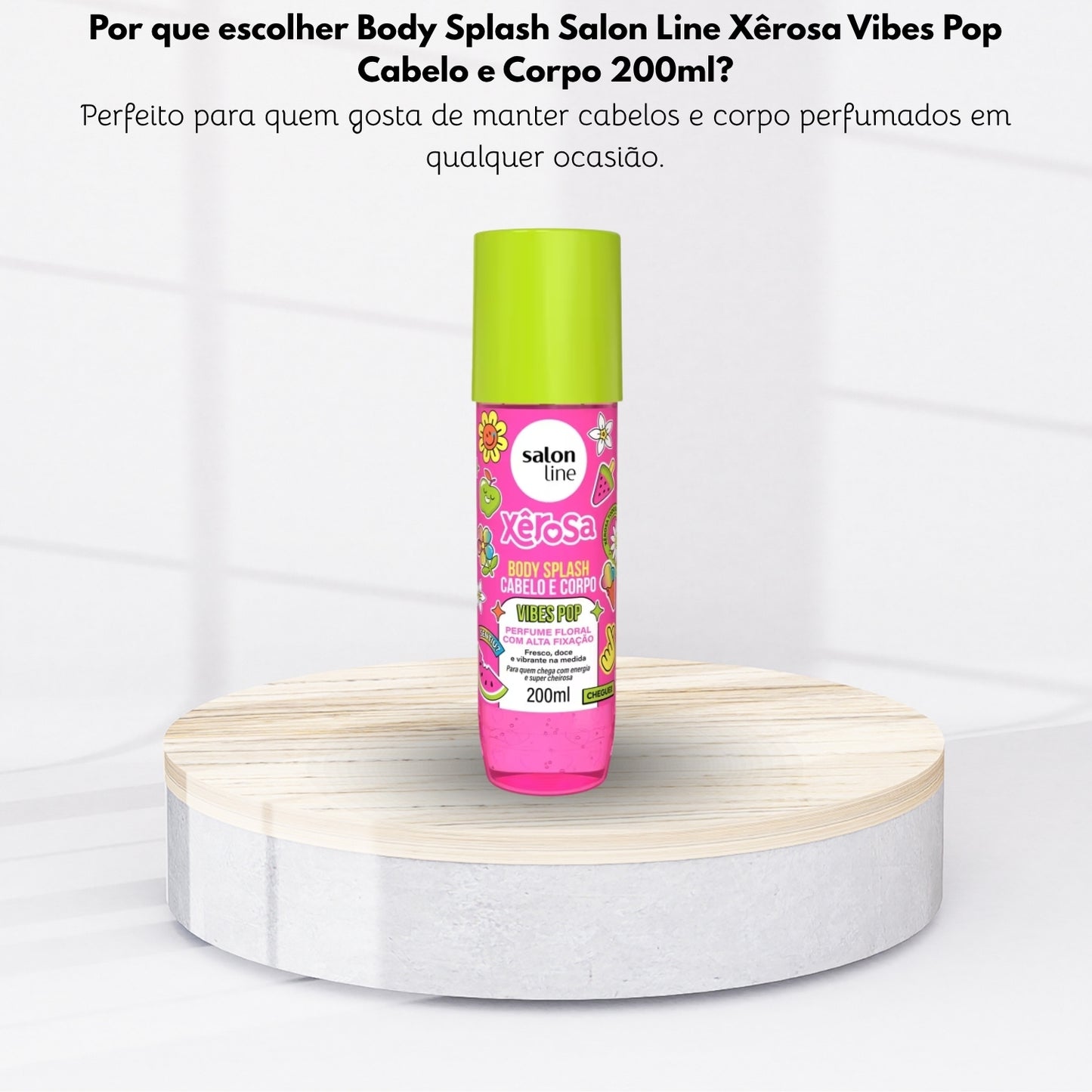 Body Splash Salon Line Xêrosa Vibes Pop Cabelo e Corpo 200ml