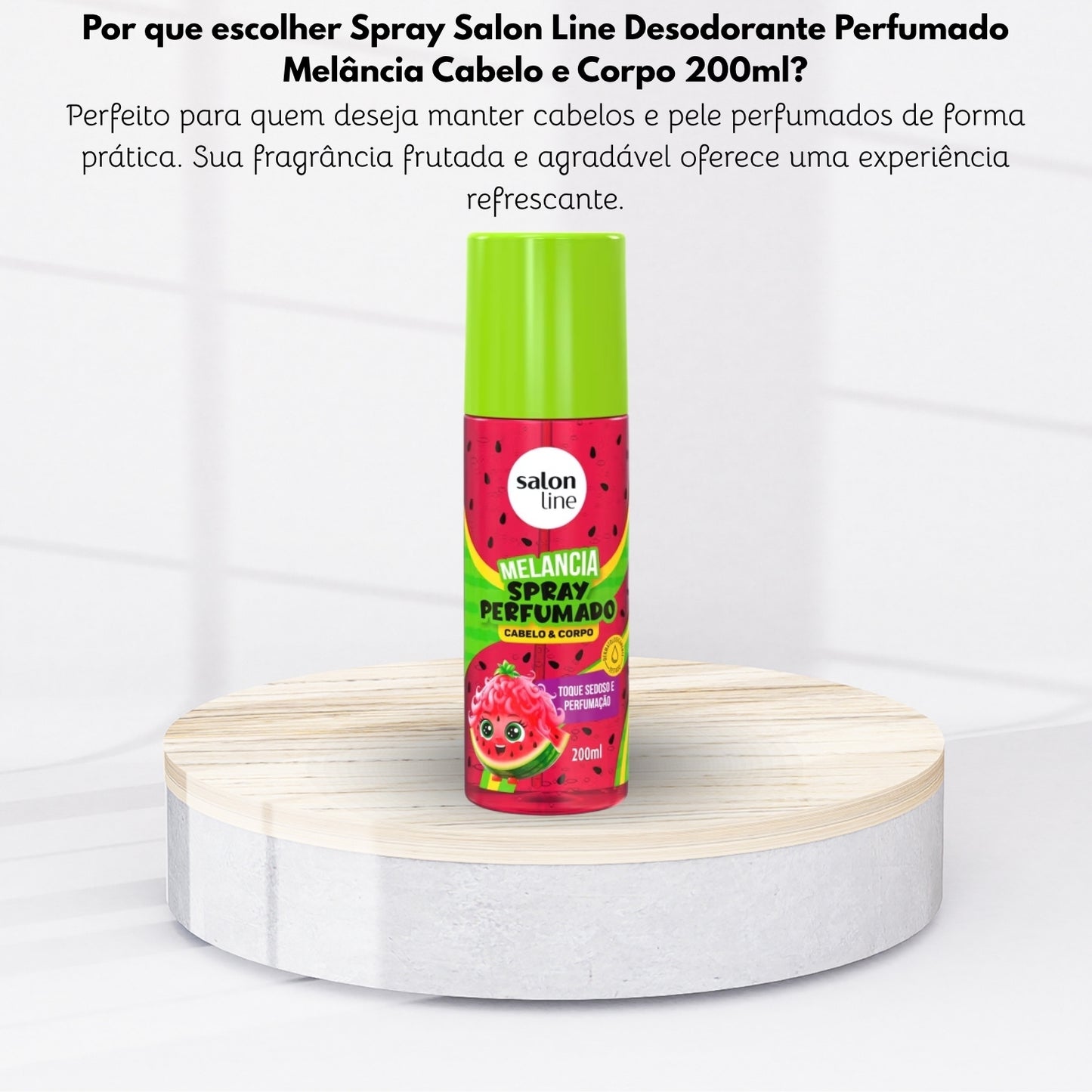 Spray Salon Line Perfumado Melância Cabelo e Corpo 200ml