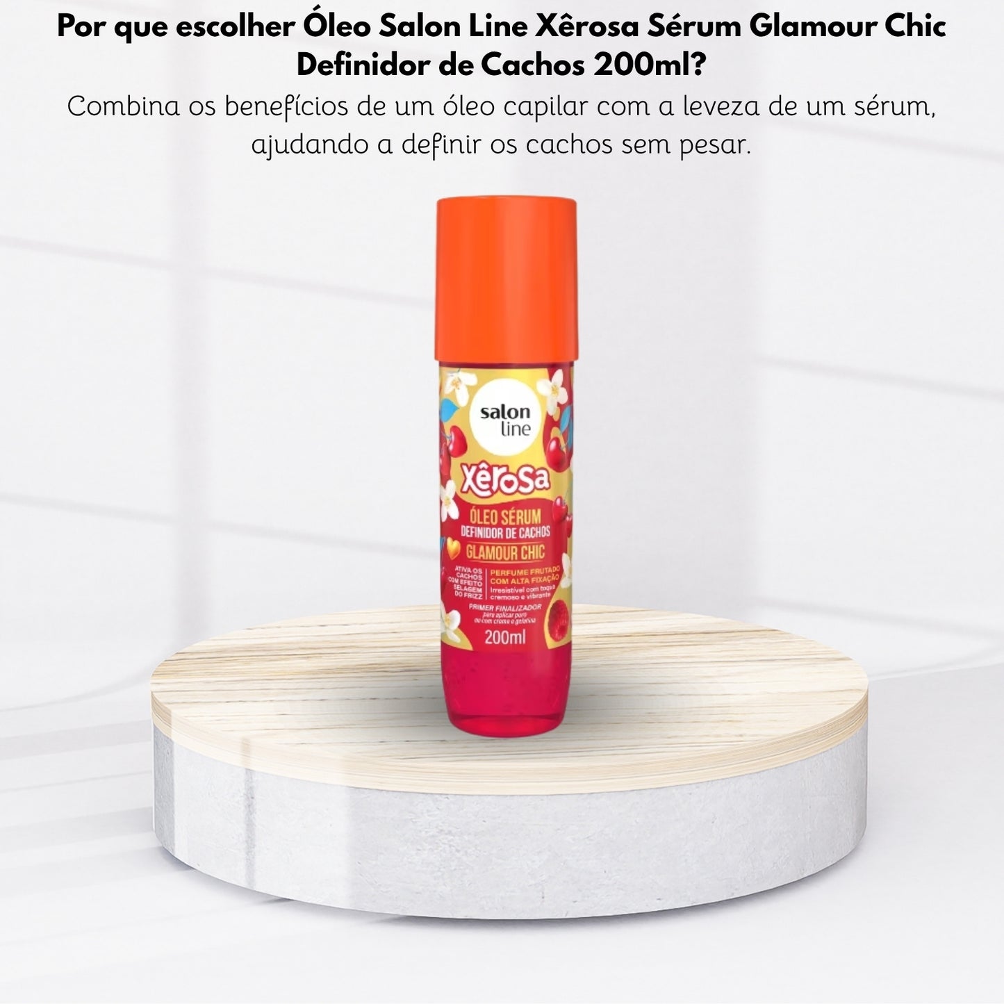 Óleo Salon Line Xêrosa Sérum Glamour Chic Definidor 200ml