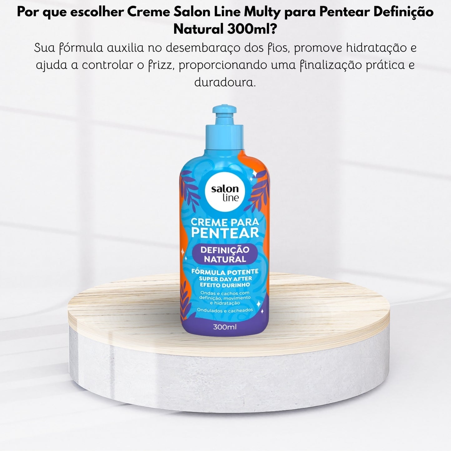 Creme Salon Line Multy para Pentear Definição Natural 300ml