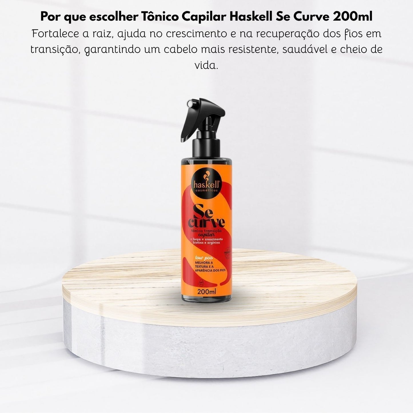 Tônico Capilar Haskell Se Curva Estímulo Crescimento 200 ml