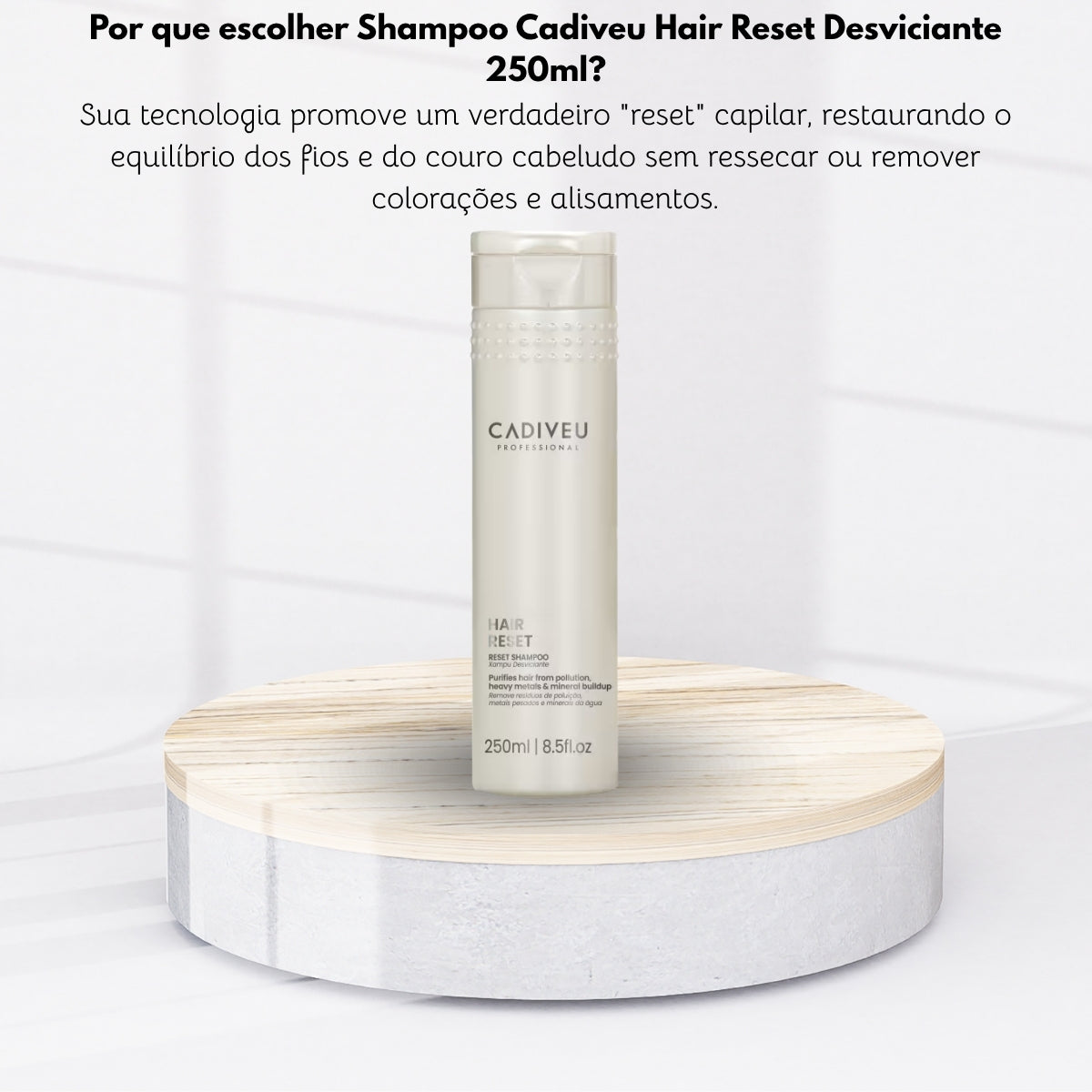 Shampoo Cadiveu Hair Reset Desviciante 250ml
