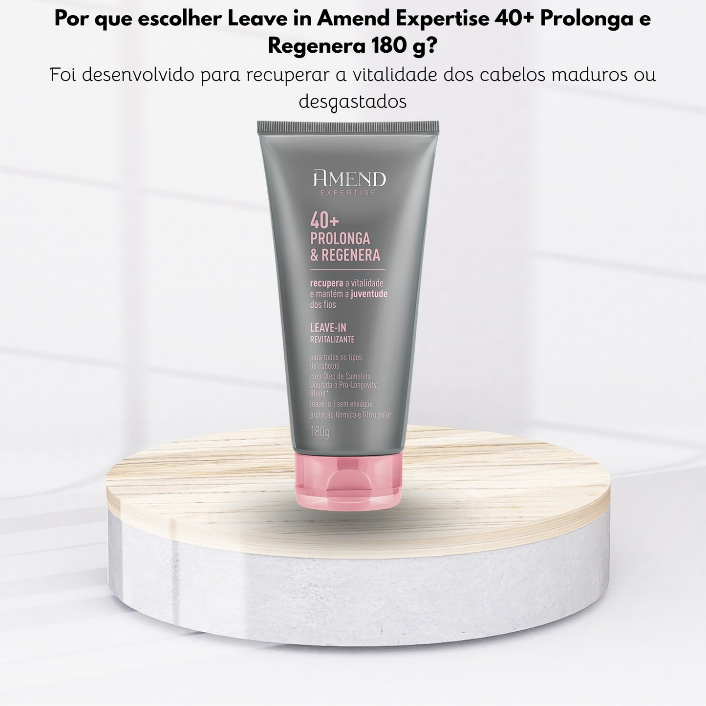 Leave in Amend Expertise 40+ Prolonga e Regenera 180 g