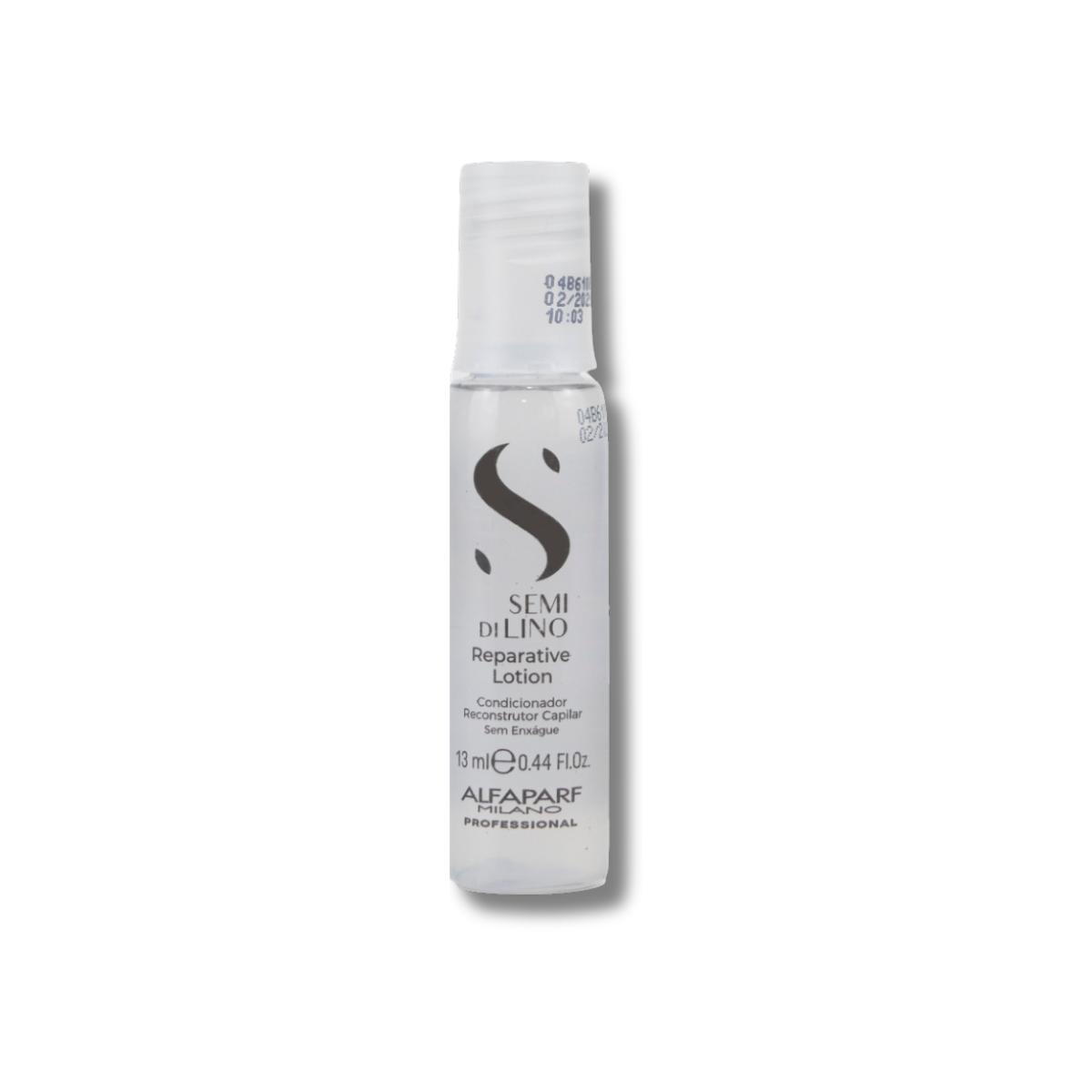 Kit Alfaparf Semi di Lino Reparative Lotion Ampolas 3 x 13 ml