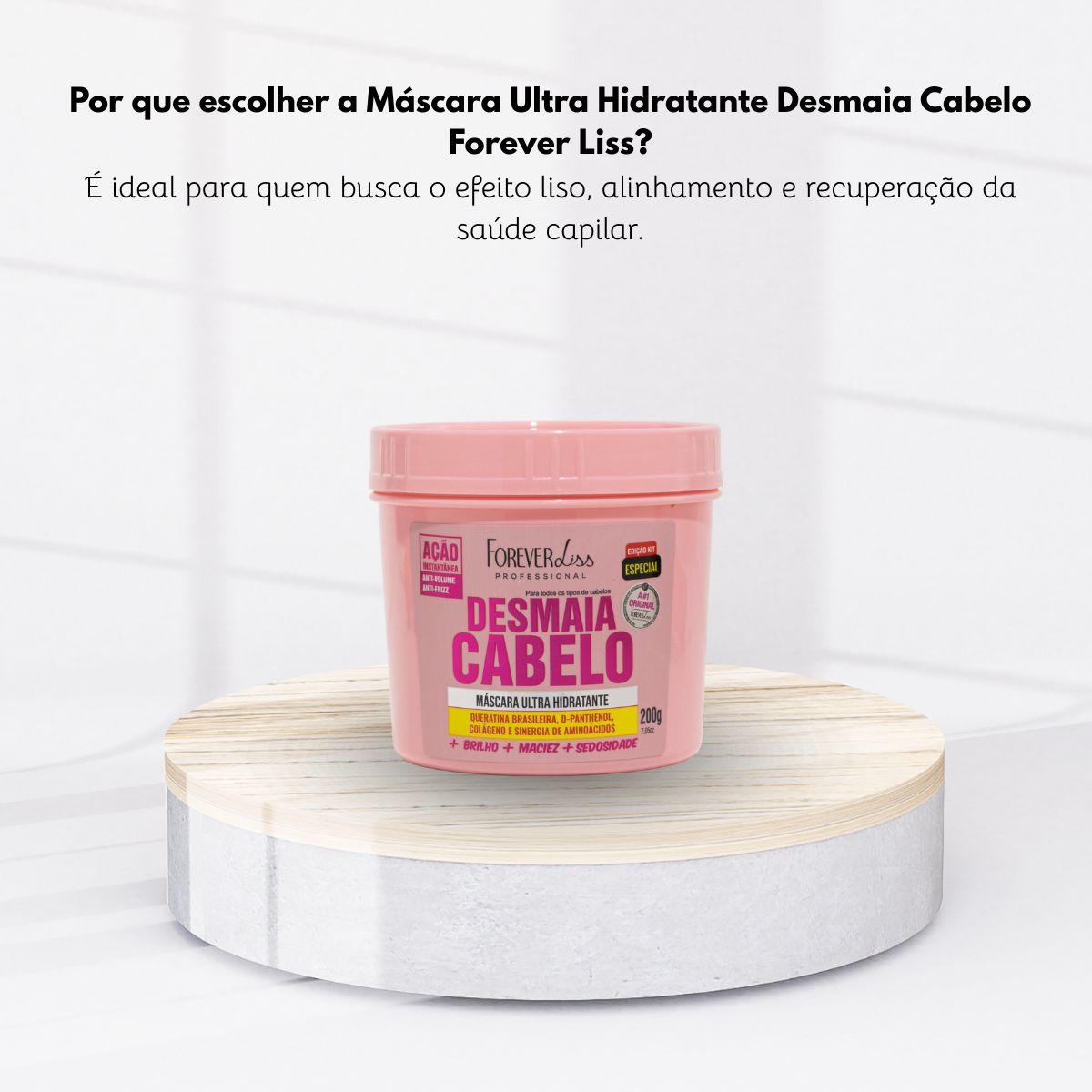 Máscara Capilar Forever Liss Desmaia Cabelo 200 g