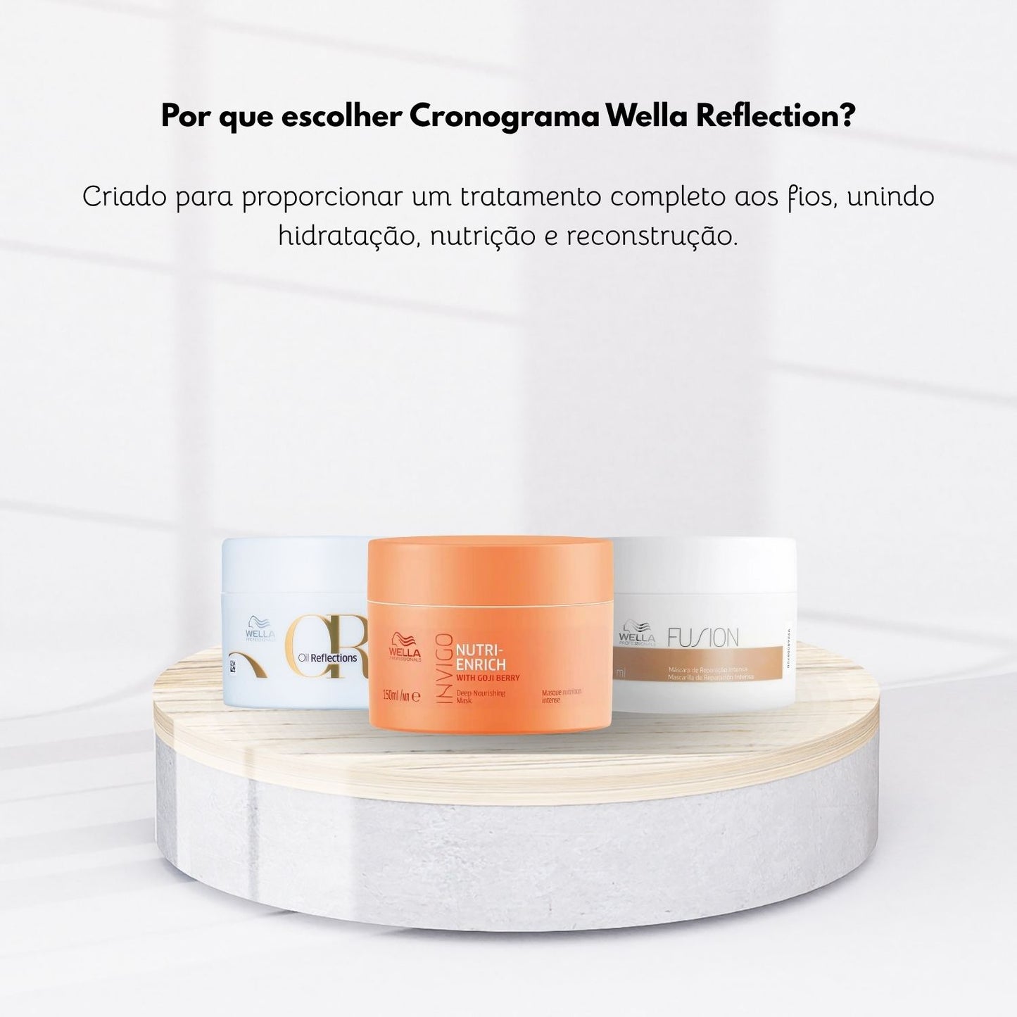 Cronograma Wella Reflection Máscaras 150ml