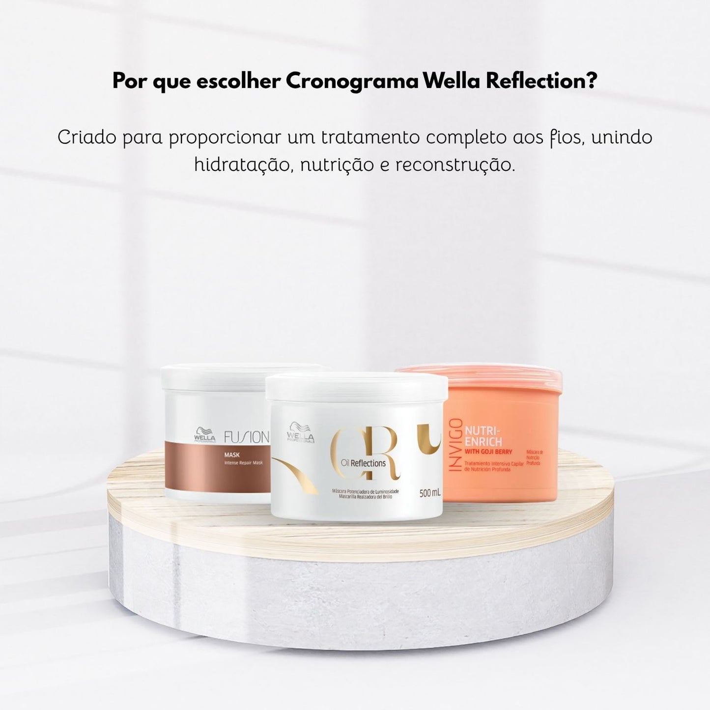 Cronograma Wella Reflection Máscaras 500ml