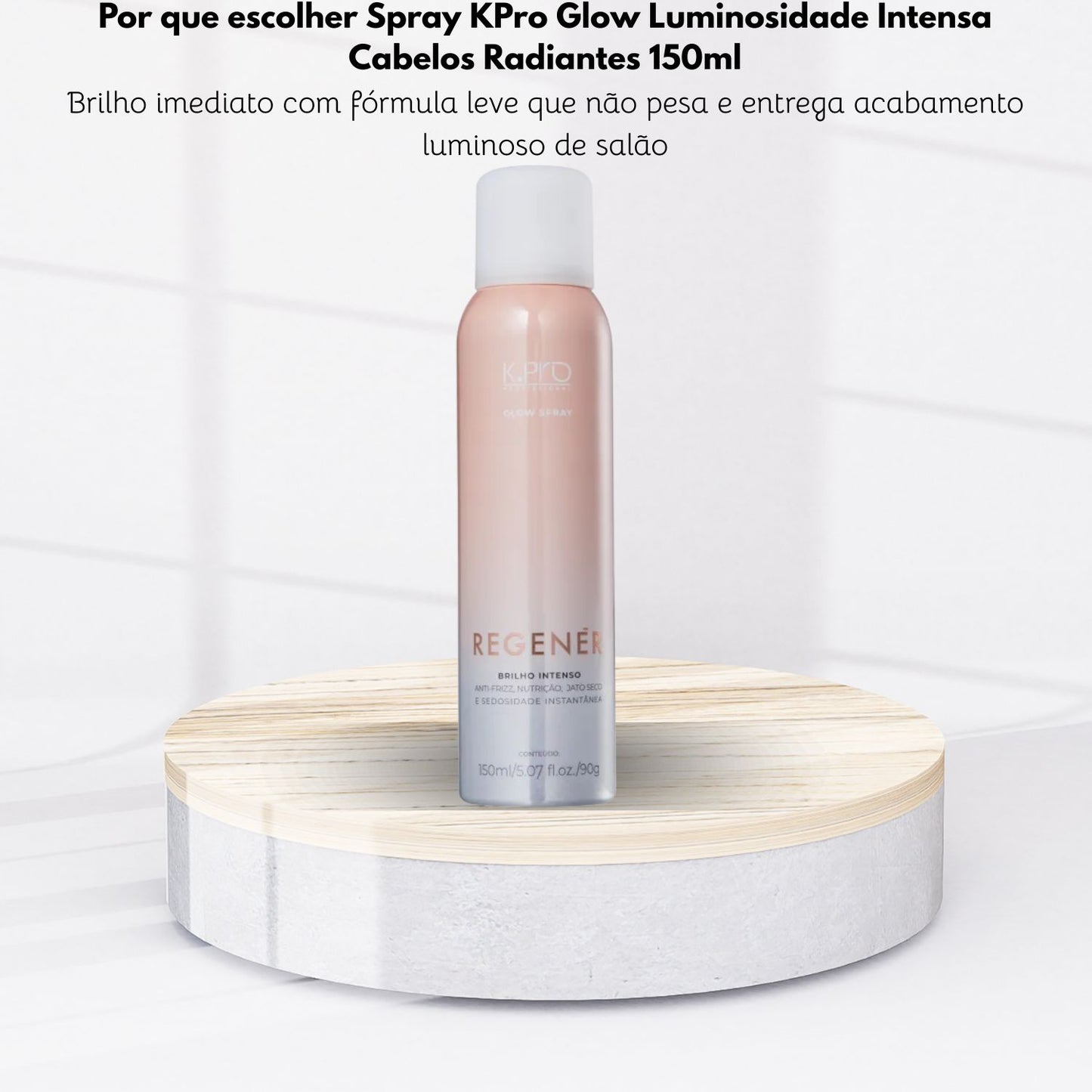 Spray K.Pro Glow Regener Brilho Intenso Nutrição 150 ml