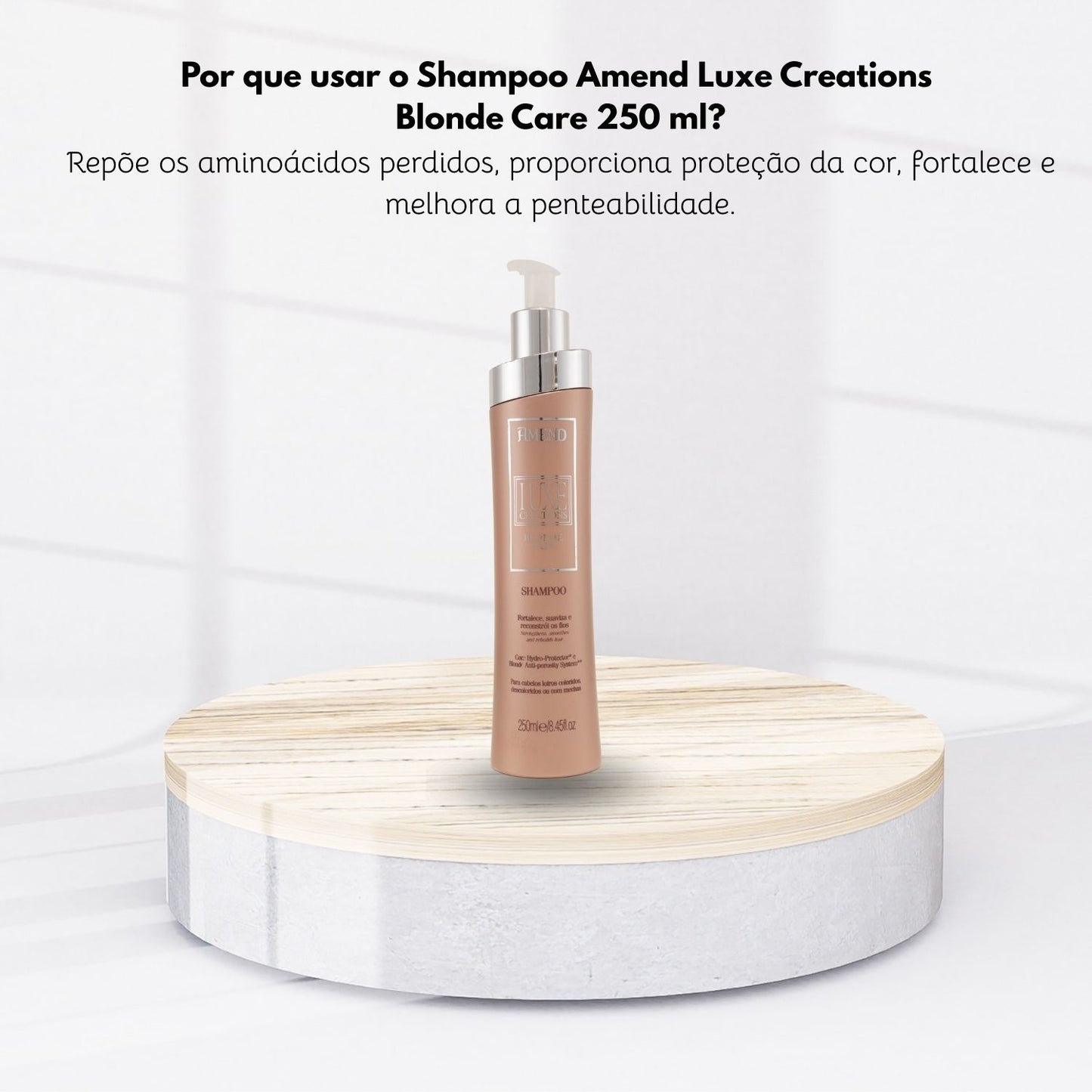 Shampoo Amend Luxe Creations Blonde Care 250 ml