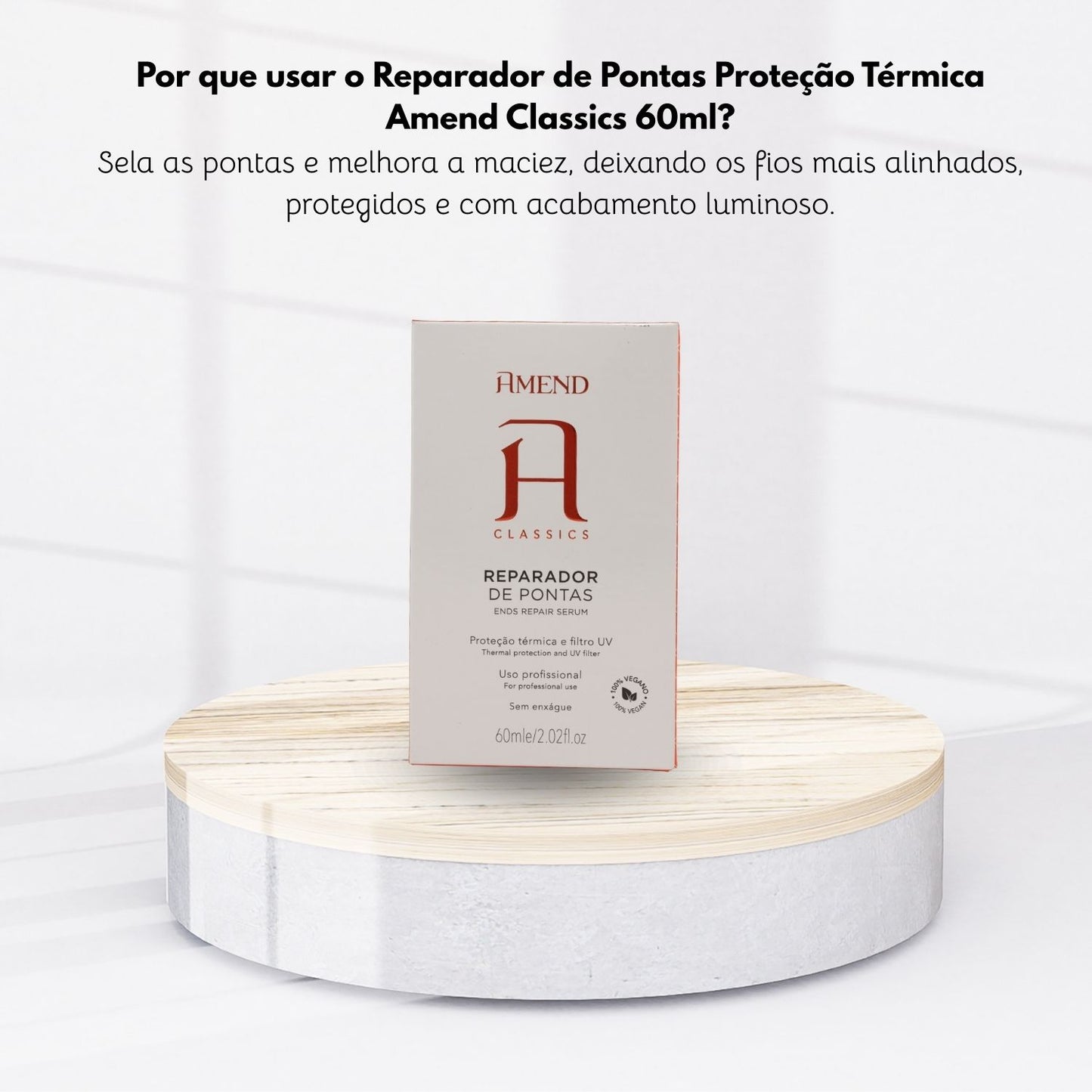 Reparador de Pontas Proteção Térmica Amend Classics 60ml