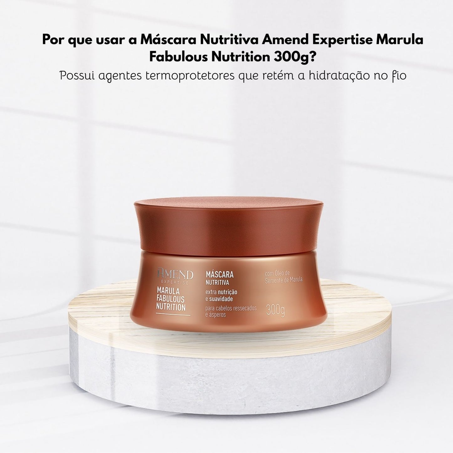 Máscara Nutritiva Amend Expertise Marula Fabulous 300g
