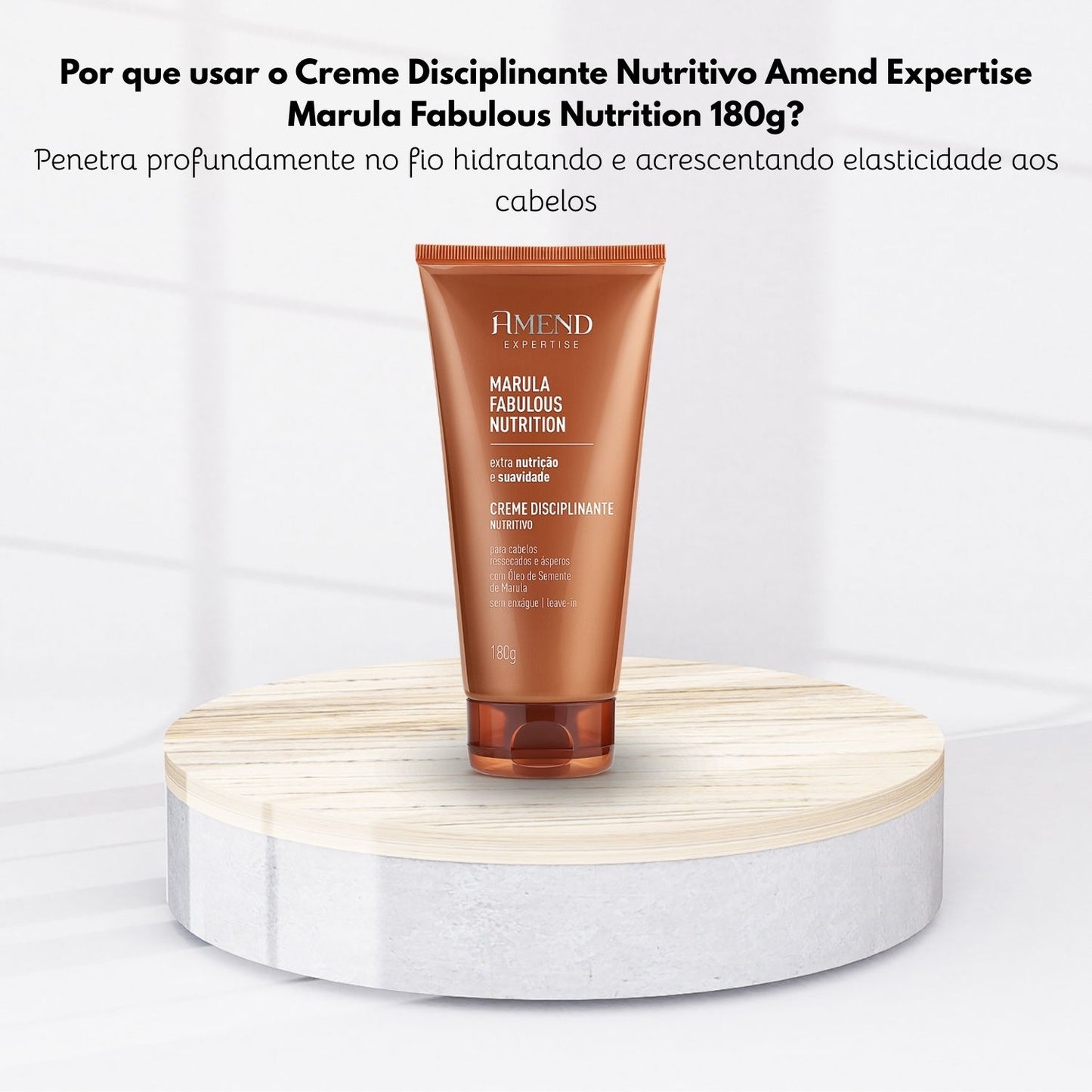 Creme Disciplinante Amend Expertise Marula Nutrição 180 g