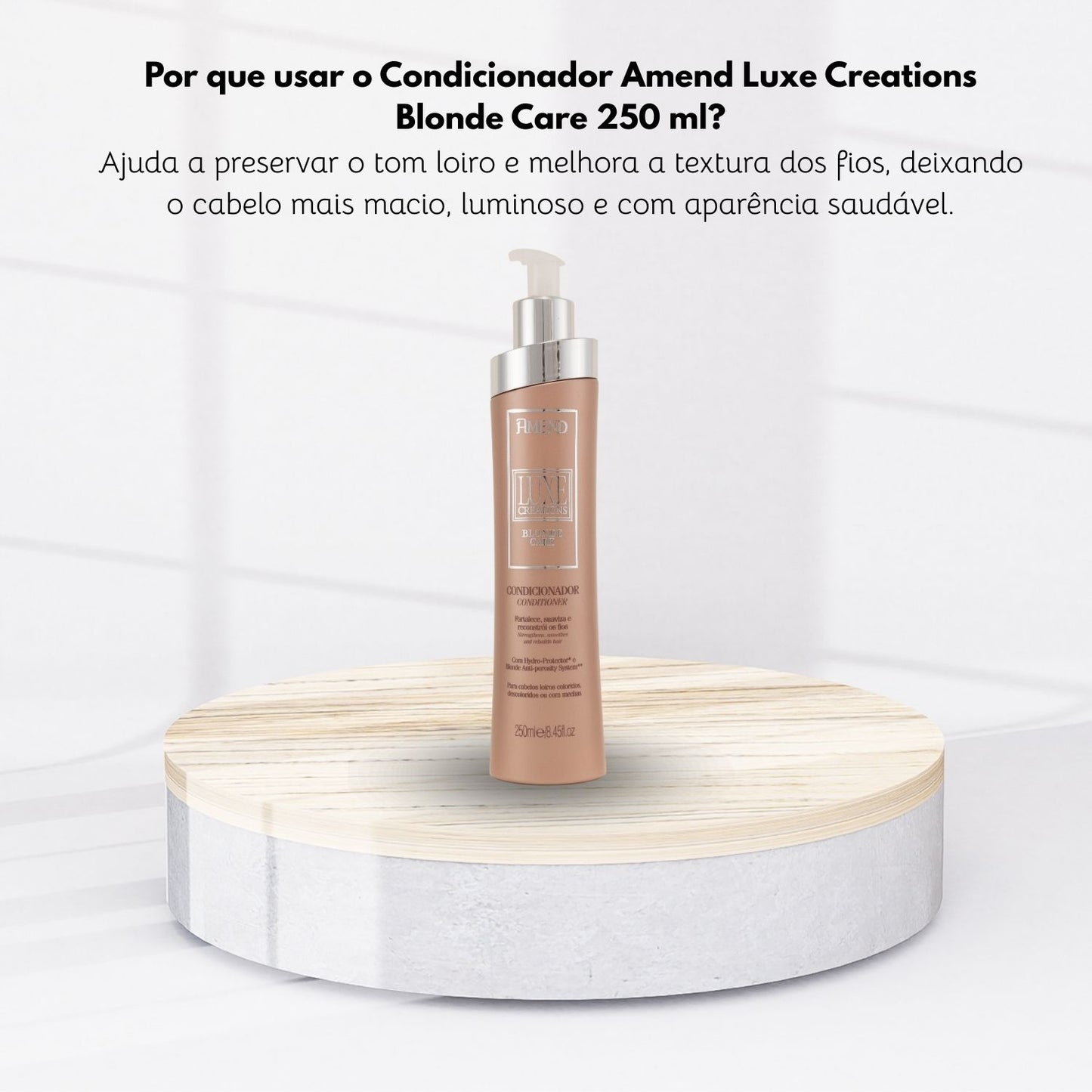 Condicionador Amend Luxe Creations Blonde Care 250 ml