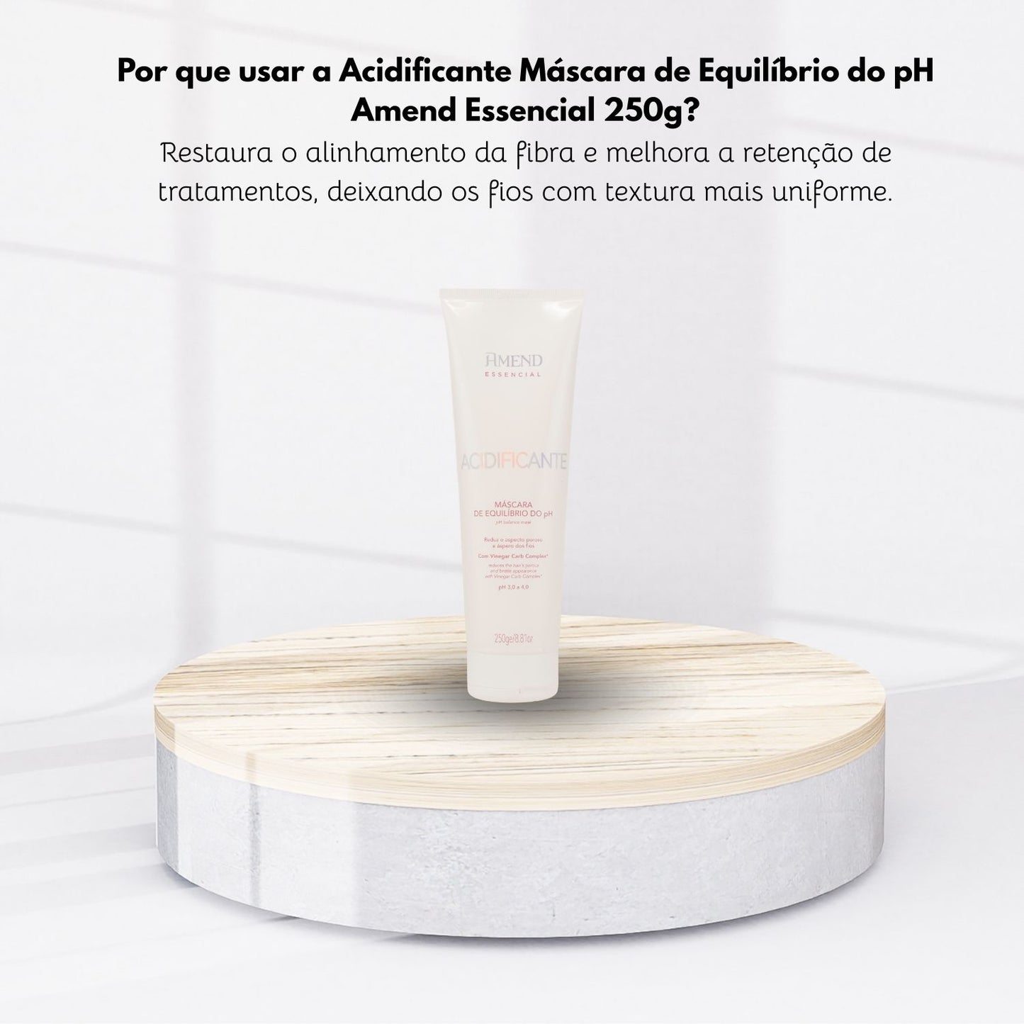 Acidificante Máscara de Equilíbrio pH Amend Essencial 250 g
