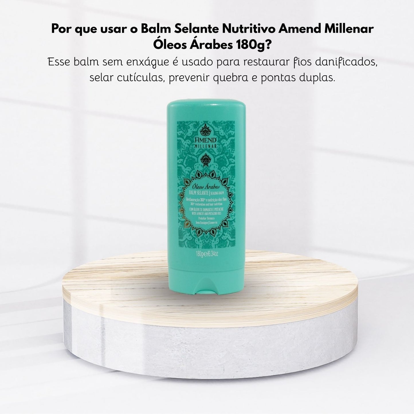 Balm Selante Nutritivo Amend Millenar Óleos Árabes 180 g