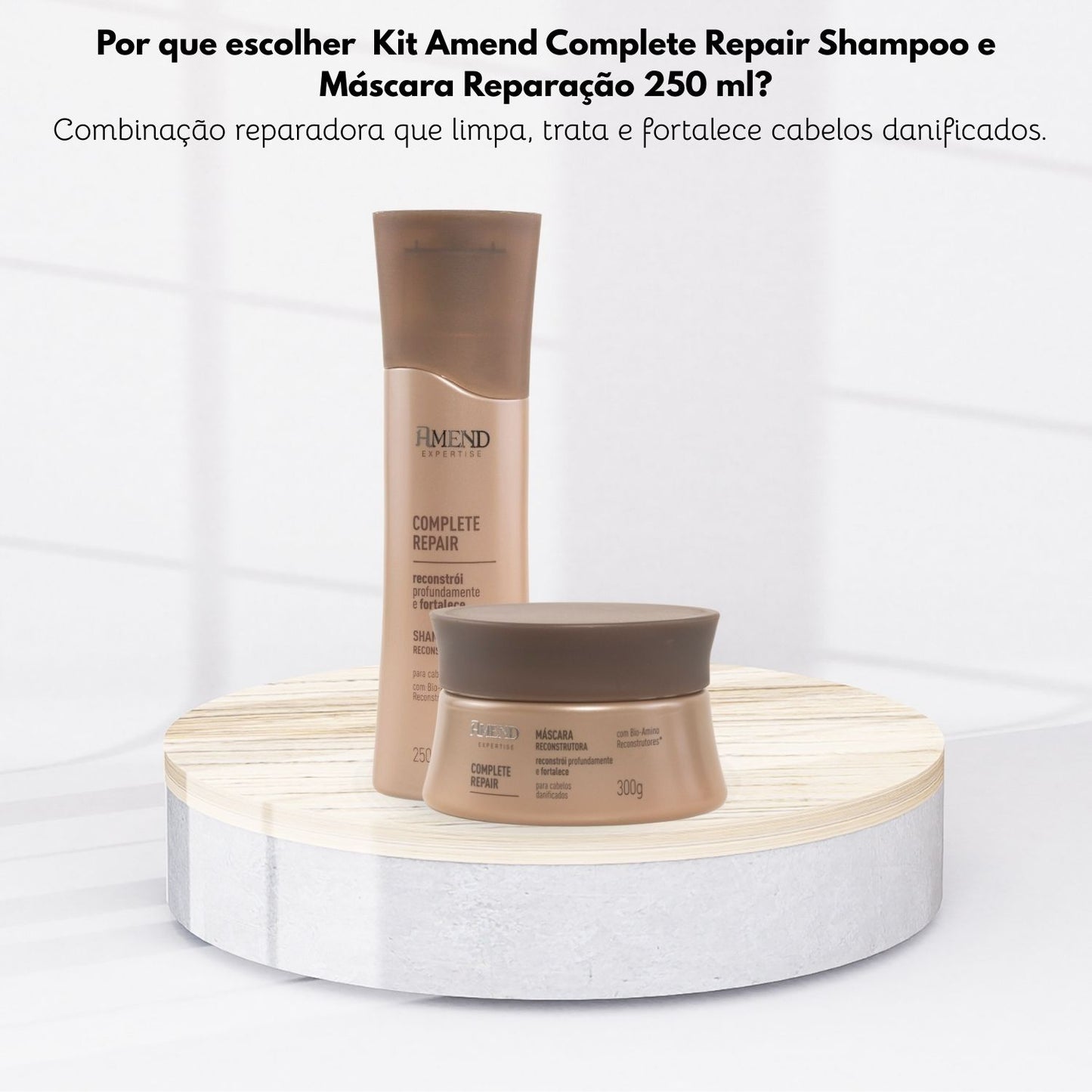 Kit Amend Complete Repair Reparação Shampoo Mascara