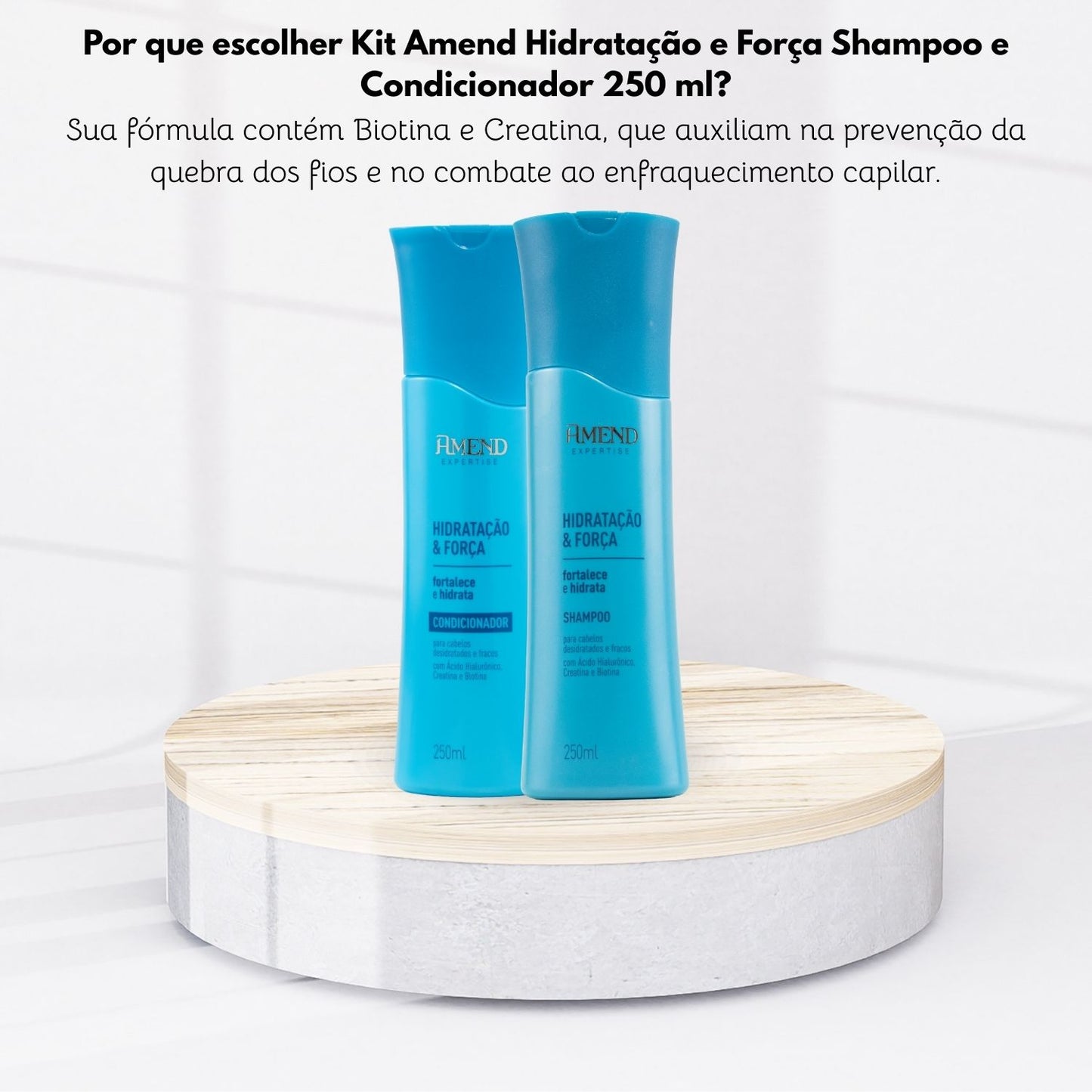Kit Amend Hidratacao Força Shampoo Condicionador 250 ml
