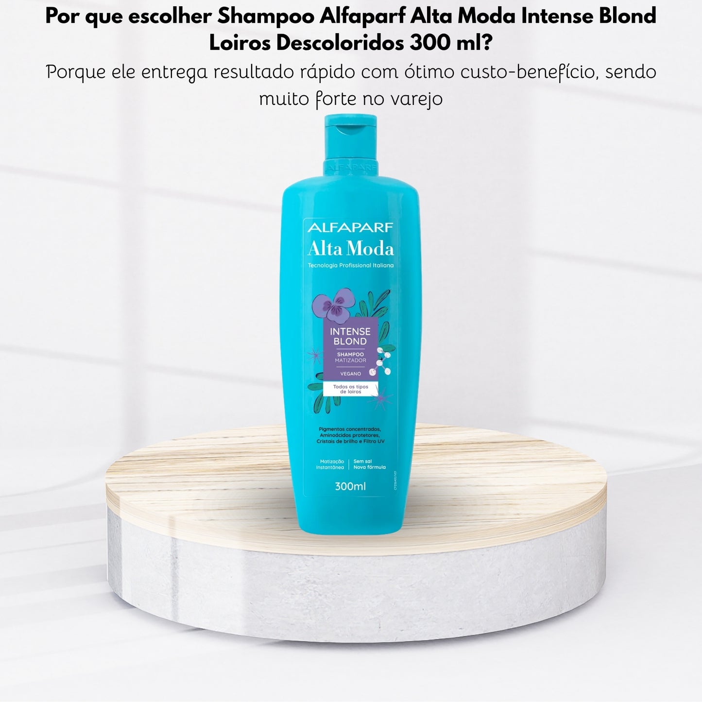 Shampoo Alfaparf Alta Moda Intense Blond Loiros Descoloridos 300 ml