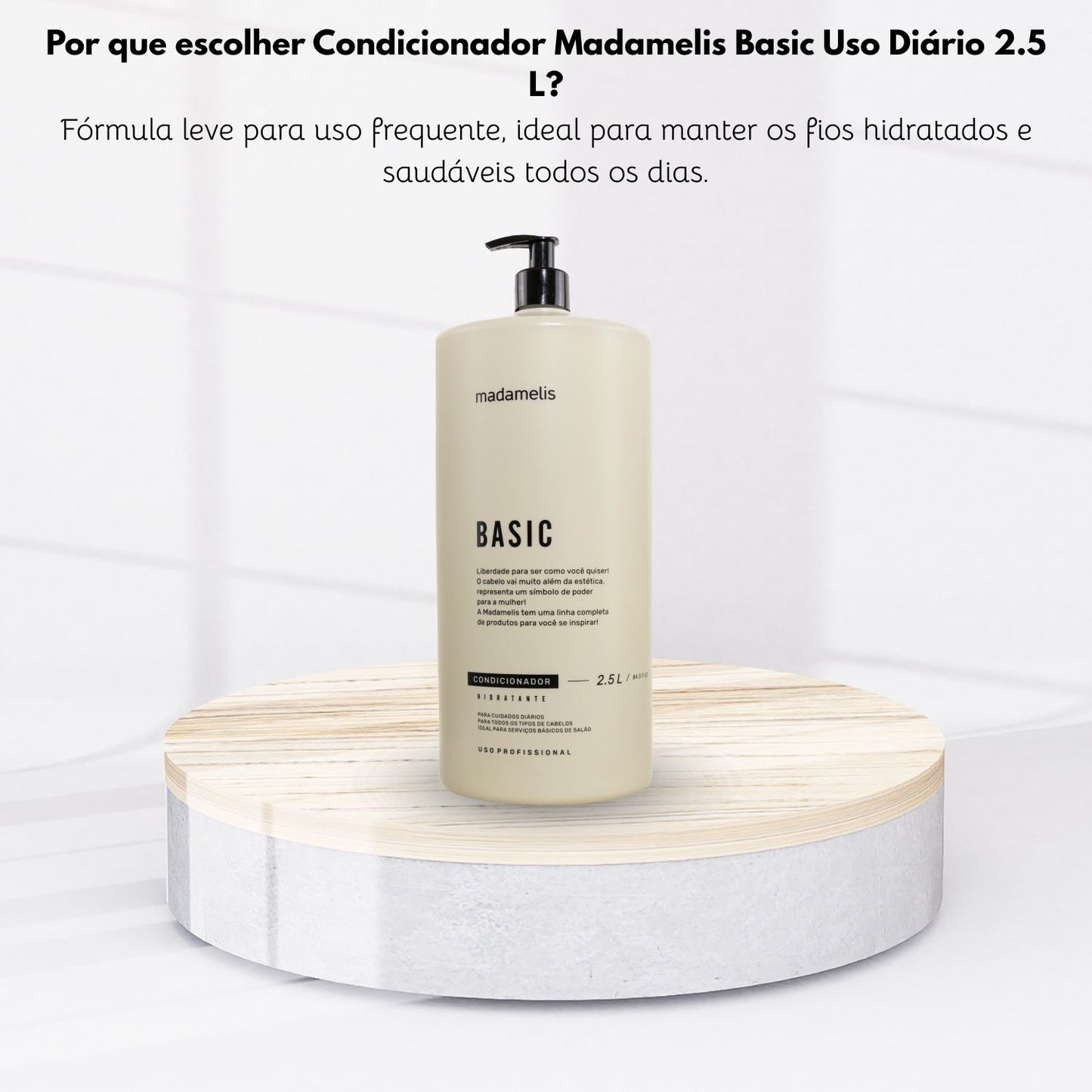 Condicionador Madamelis Basic Uso Diario 2.5 L