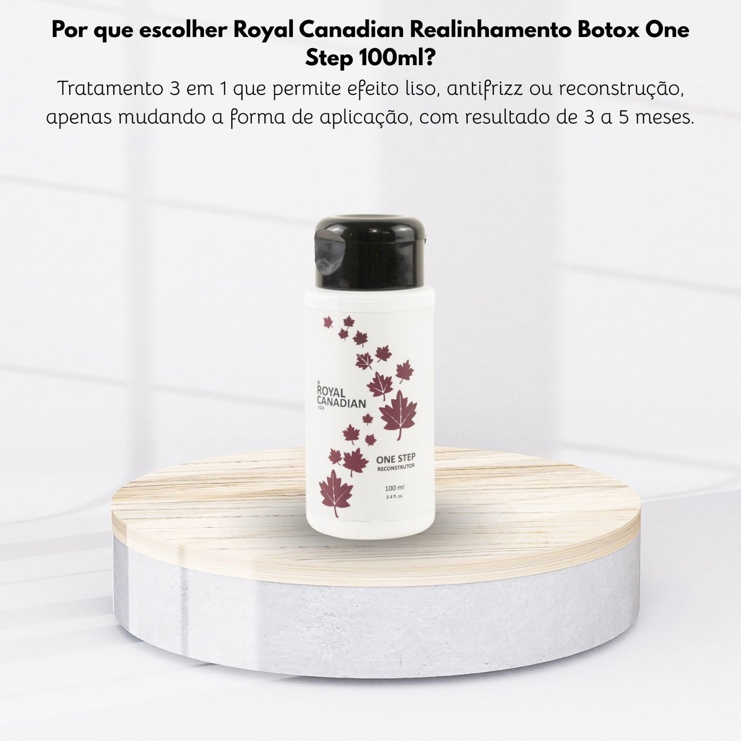 Selagem Capilar Royal Canadian One Step Reconstrutor 100 ml