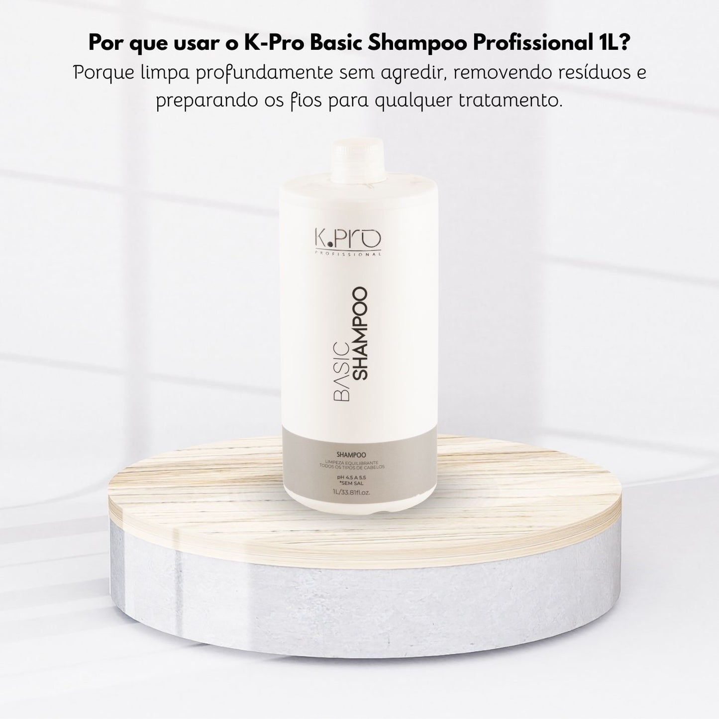 Shampoo K Pro Basic Limpeza Equilibrante 1 L