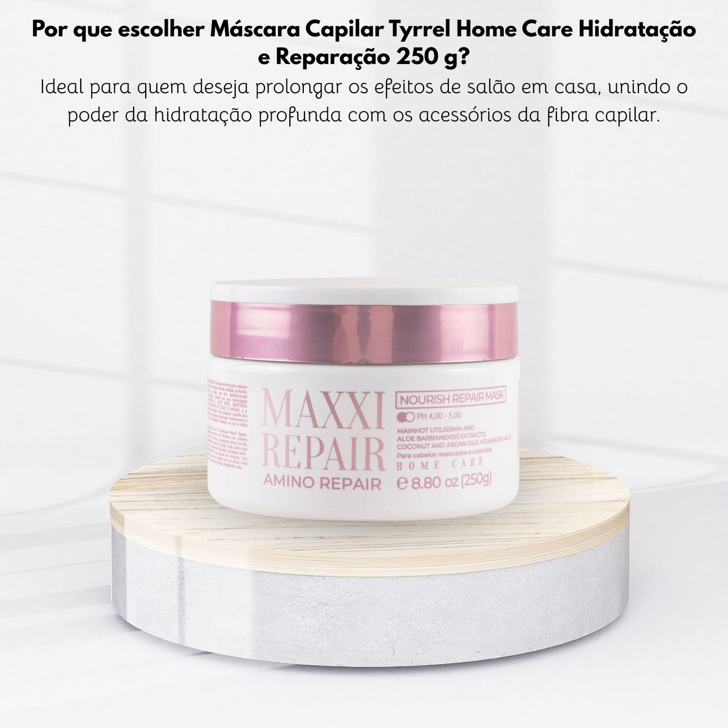 Máscara Capilar Tyrrel Maxxi Repair Hidratação e Reparação 250 g