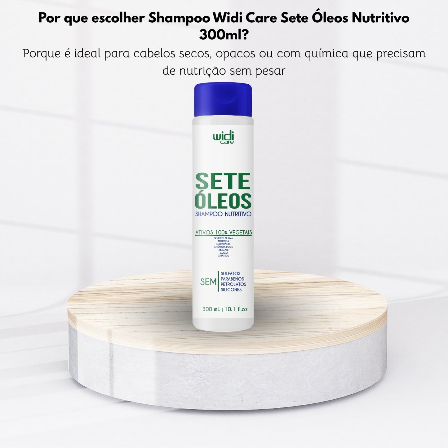 Shampoo Widi Care Sete Óleos Nutritivo 300 ml
