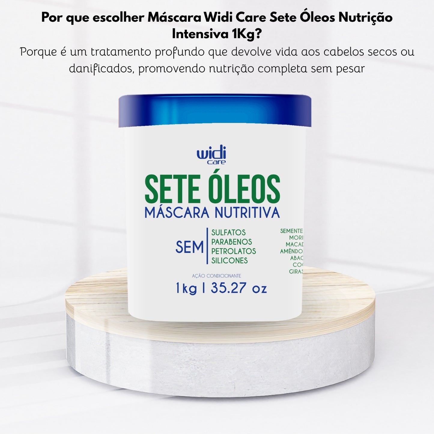 Máscara Widi Care Sete Óleos Nutrição Intensiva 1 kg