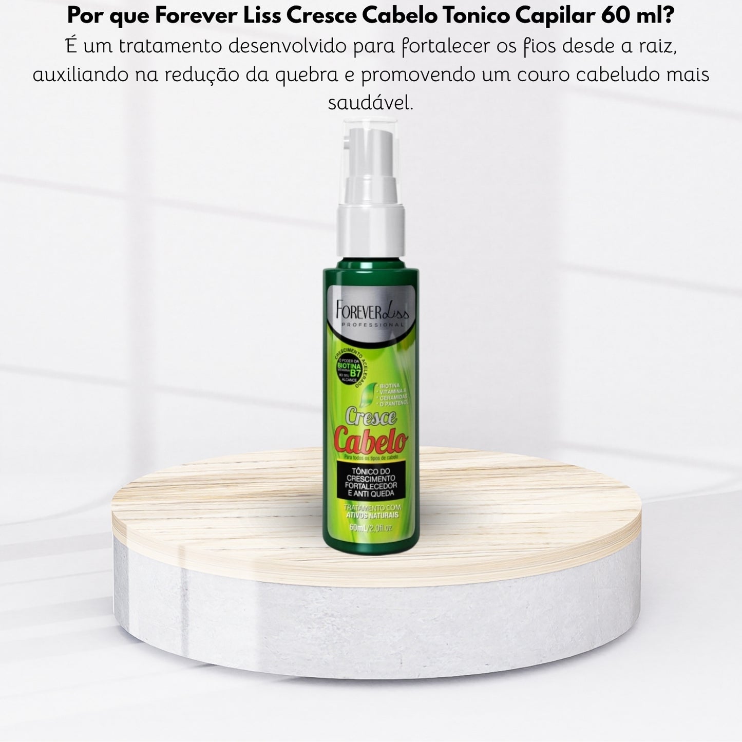 Forever Liss Cresce Cabelo Tonico Capilar 60 ml