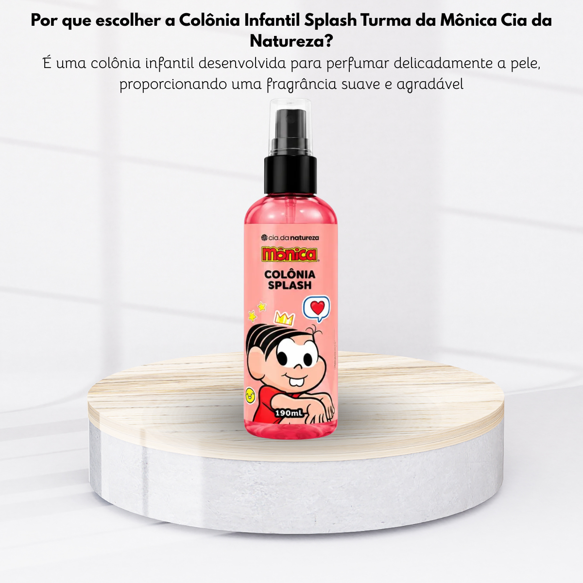 Cia da Natureza Monica Kids Colonia Splash 190ml