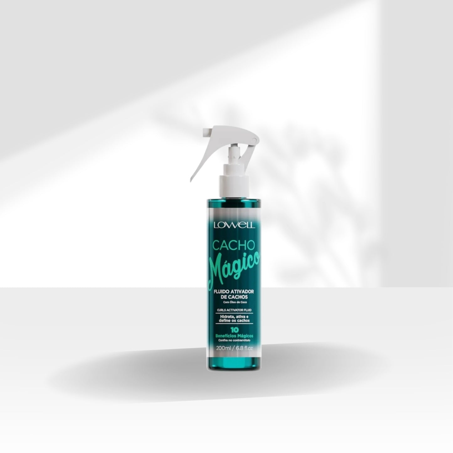 Ativador de Cachos Lowell Cacho Mágico Fluído para Cabelo Cacheado 200 ml