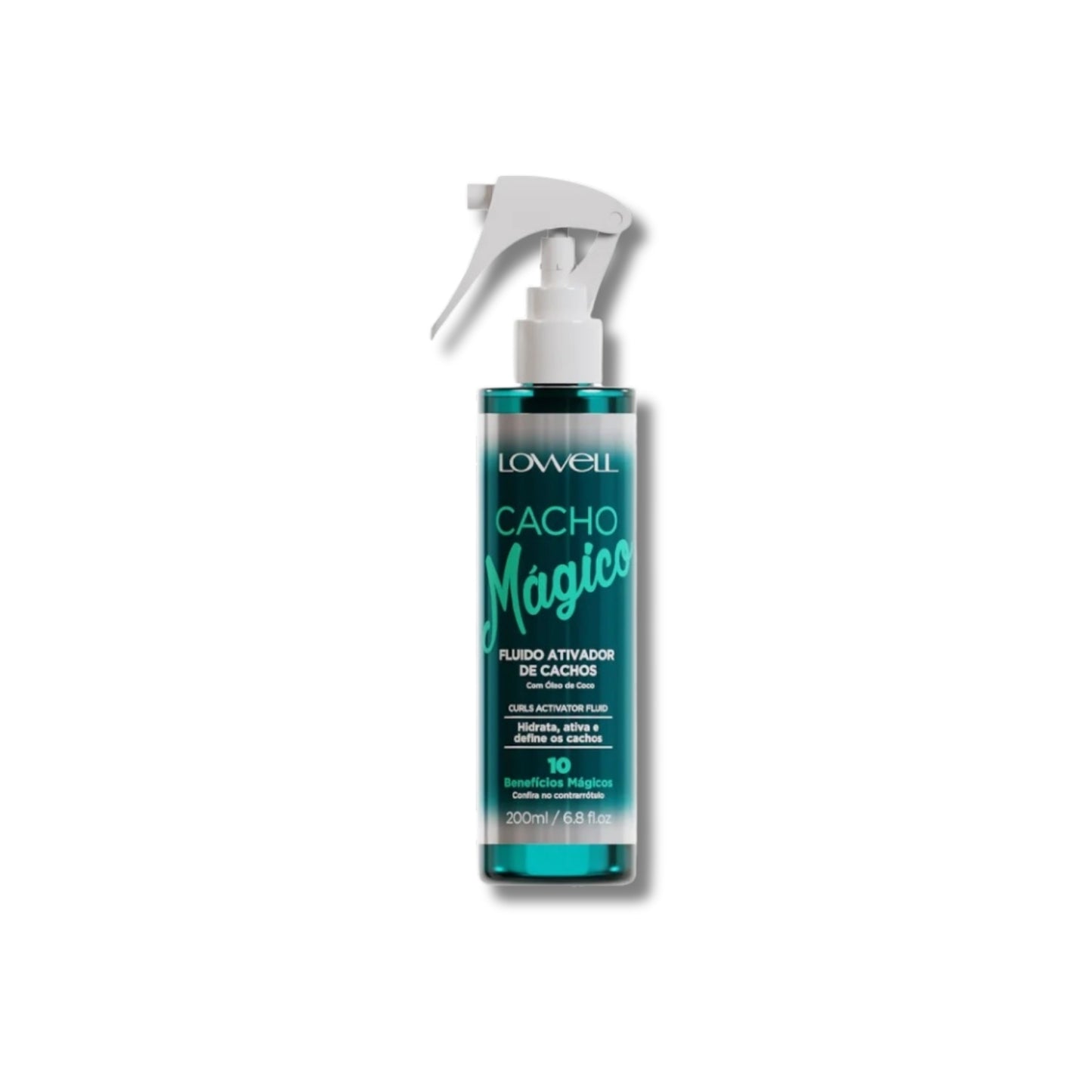 Ativador de Cachos Lowell Cacho Mágico Fluído para Cabelo Cacheado 200 ml