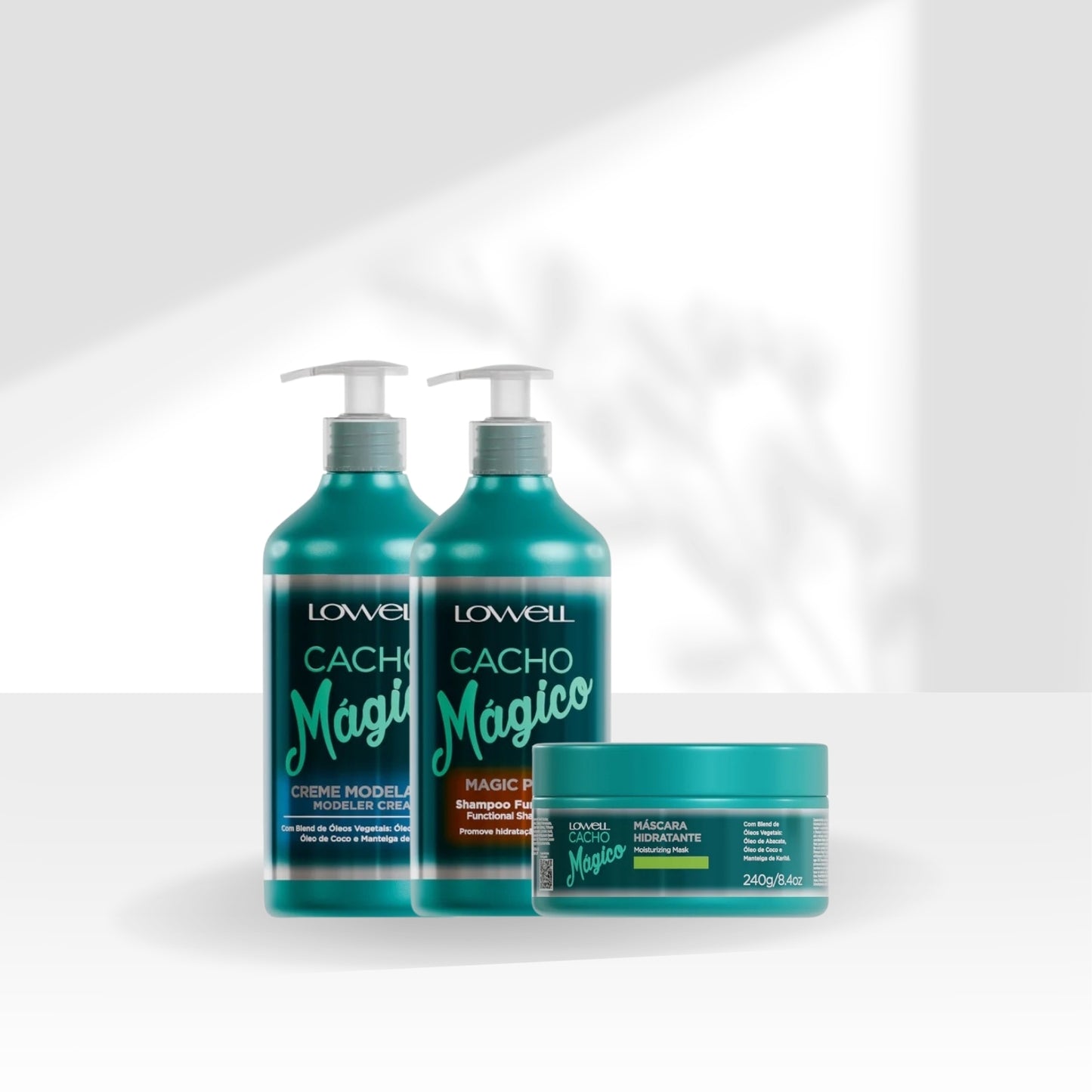Kit Lowell Cacho Mágico Shampoo 500 ml + Máscara 450 g + Ativador 500 ml