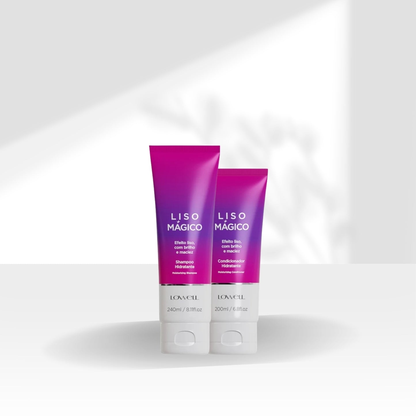 Kit Lowell Keeping Liss Liso Mágico Shampoo 240 ml + Condicionador 200 ml