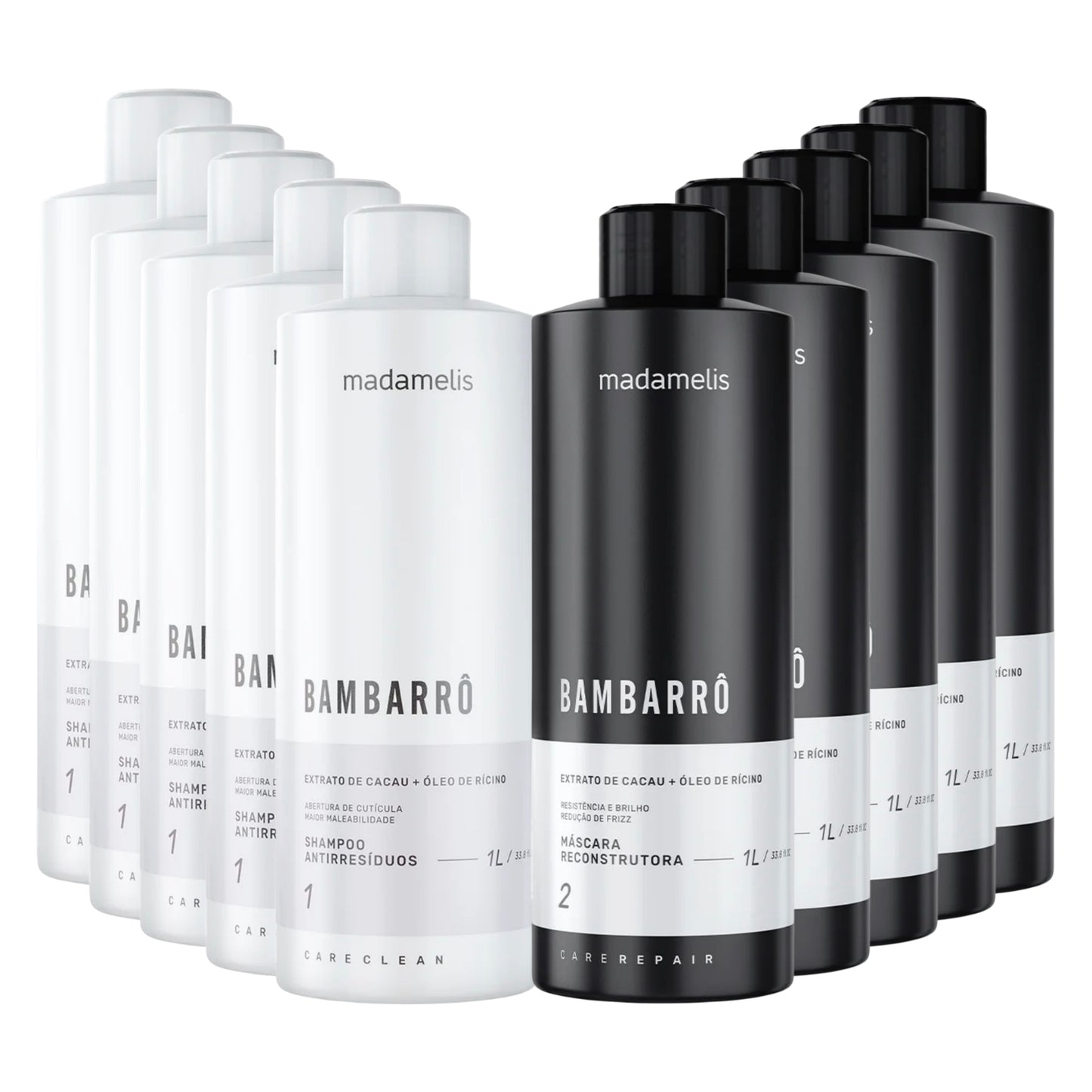 Kit Madamelis Bambarro Escova Progressiva 5 (2 X 1 Litro)