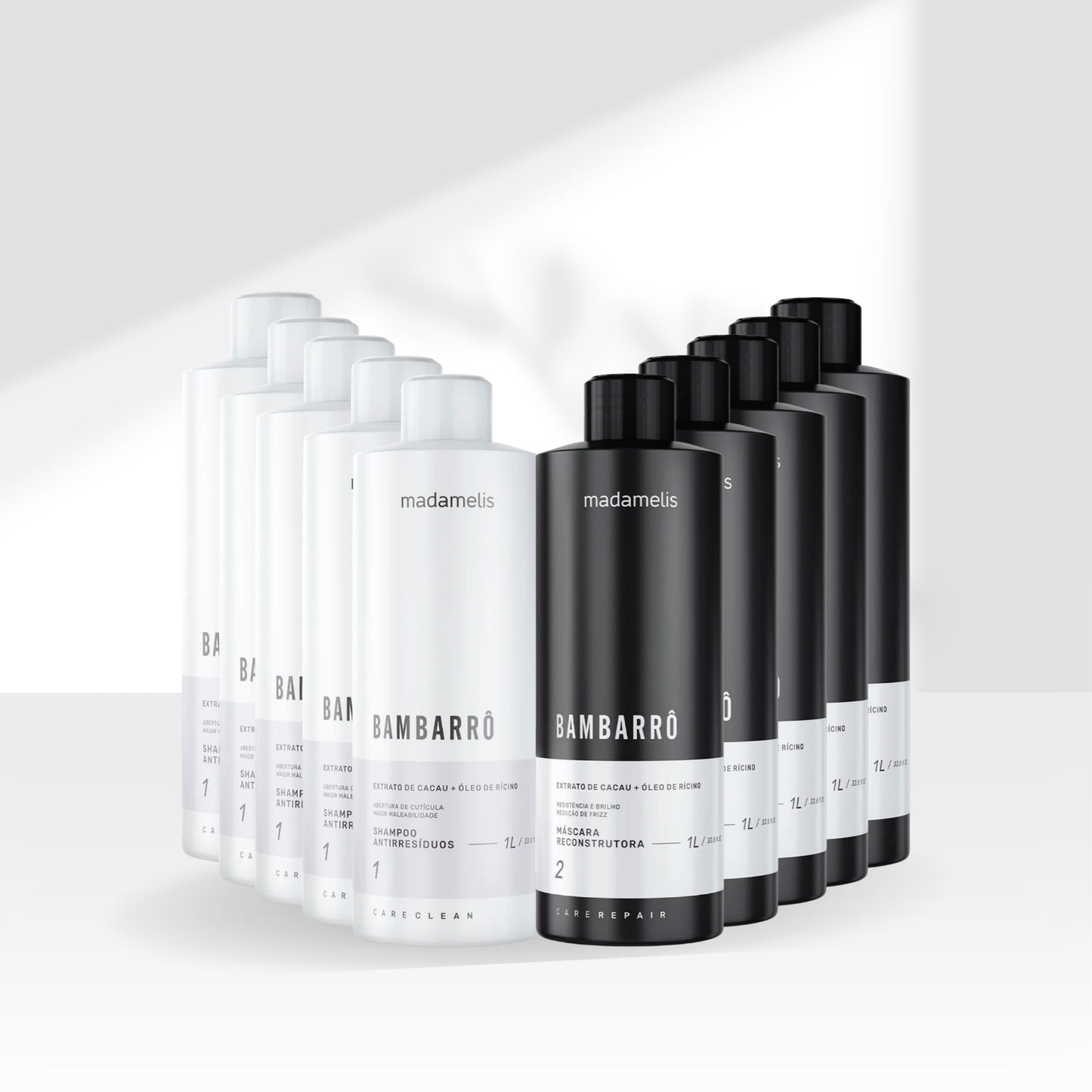 Kit Madamelis Bambarro Escova Progressiva 5 (2 X 1 Litro)