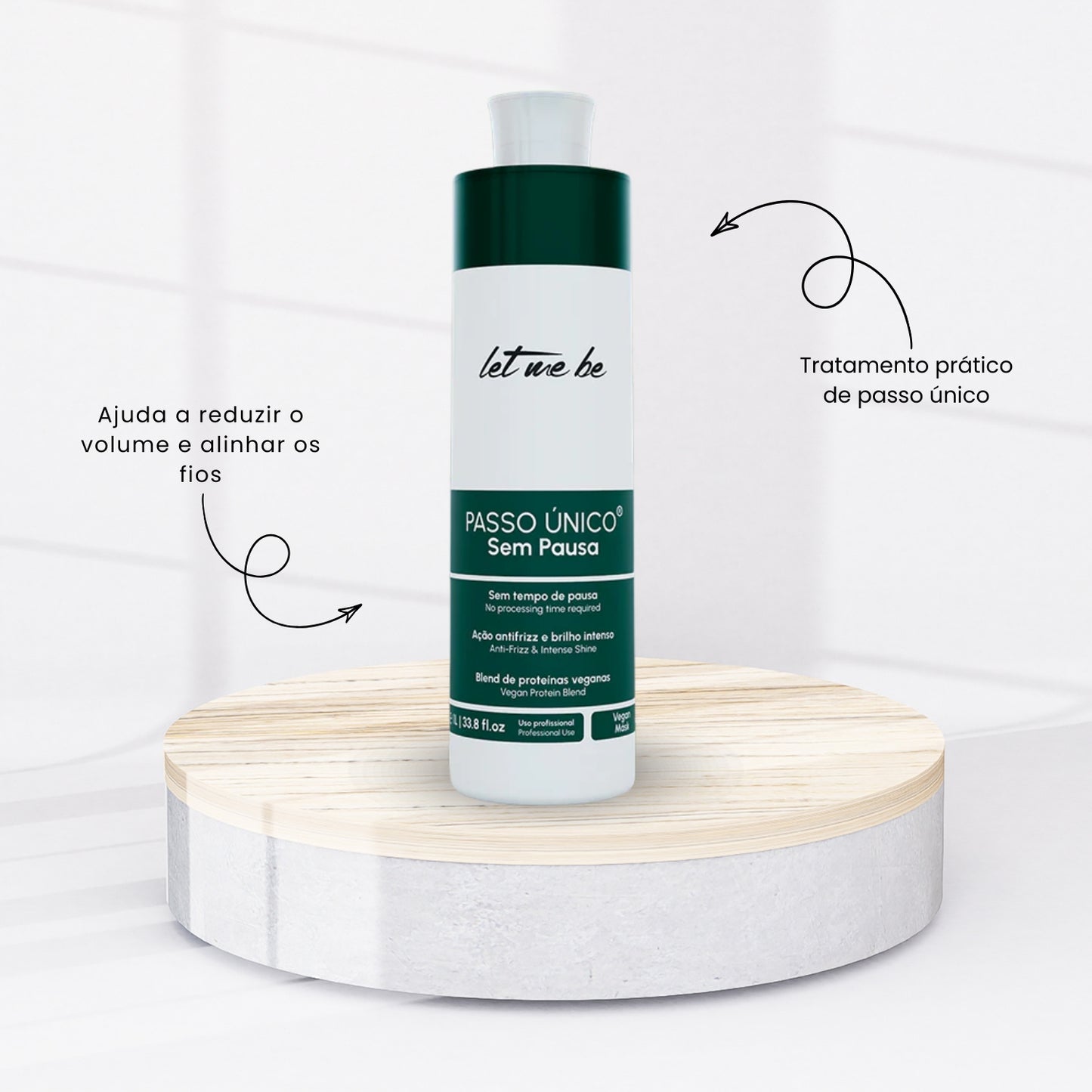 Let Me Be Passo Único Sem Pausa Vegan Mask 500 ml