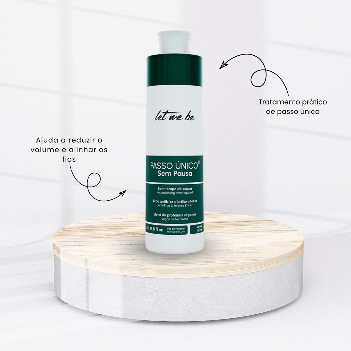 Let Me Be Passo Único Sem Pausa Vegan Mask 1 L