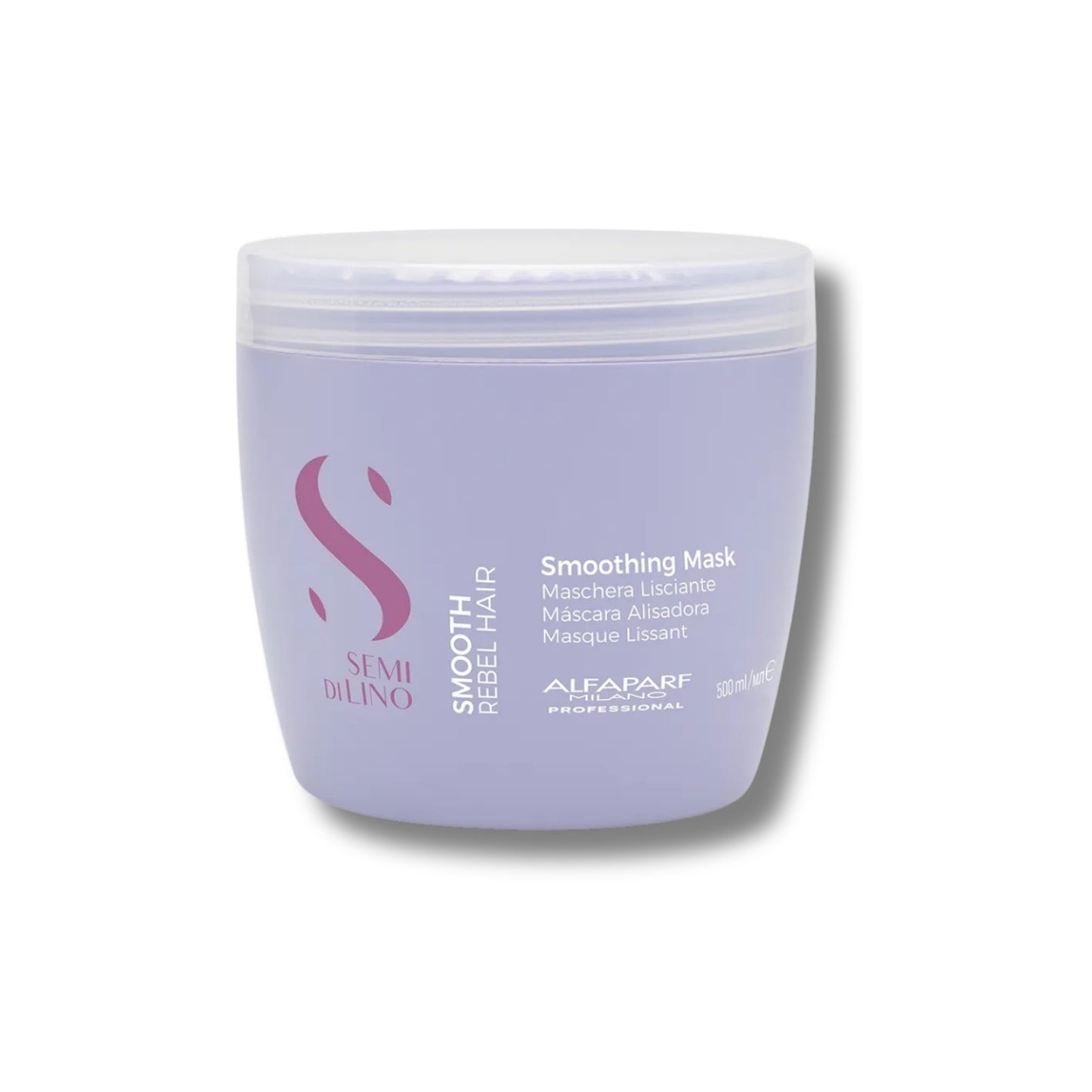Máscara Alfaparf Semi Di Lino Smoothing Rebel Hair 500 ml