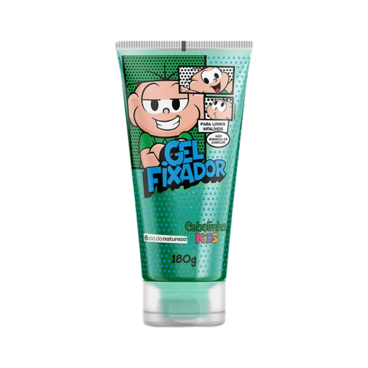 Gel Fixador Cia da Natureza Cebolinha Kids 180 g